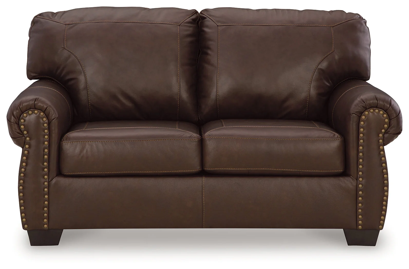 Colleton Sofa, Loveseat and Recliner in Dark Brown - Image 5