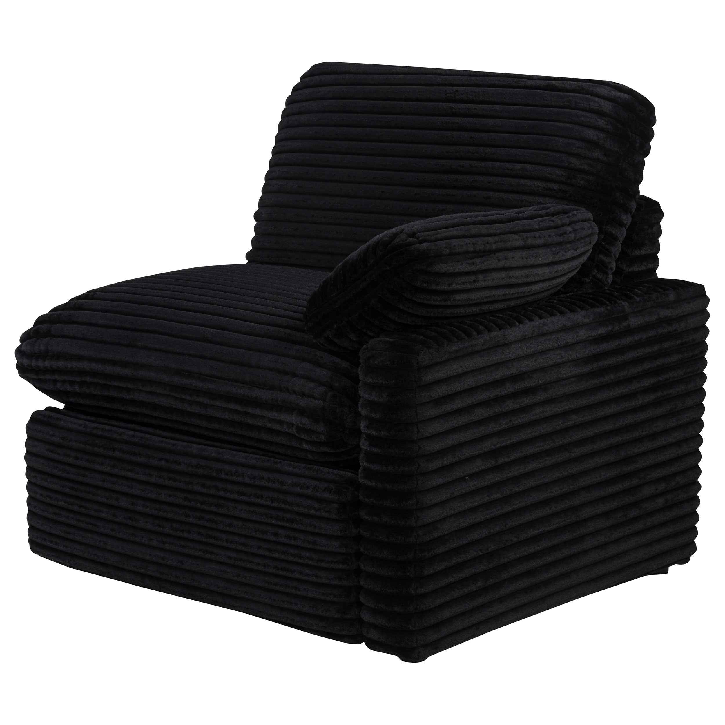 Collins Black Modular Power Loveseat - Image 6