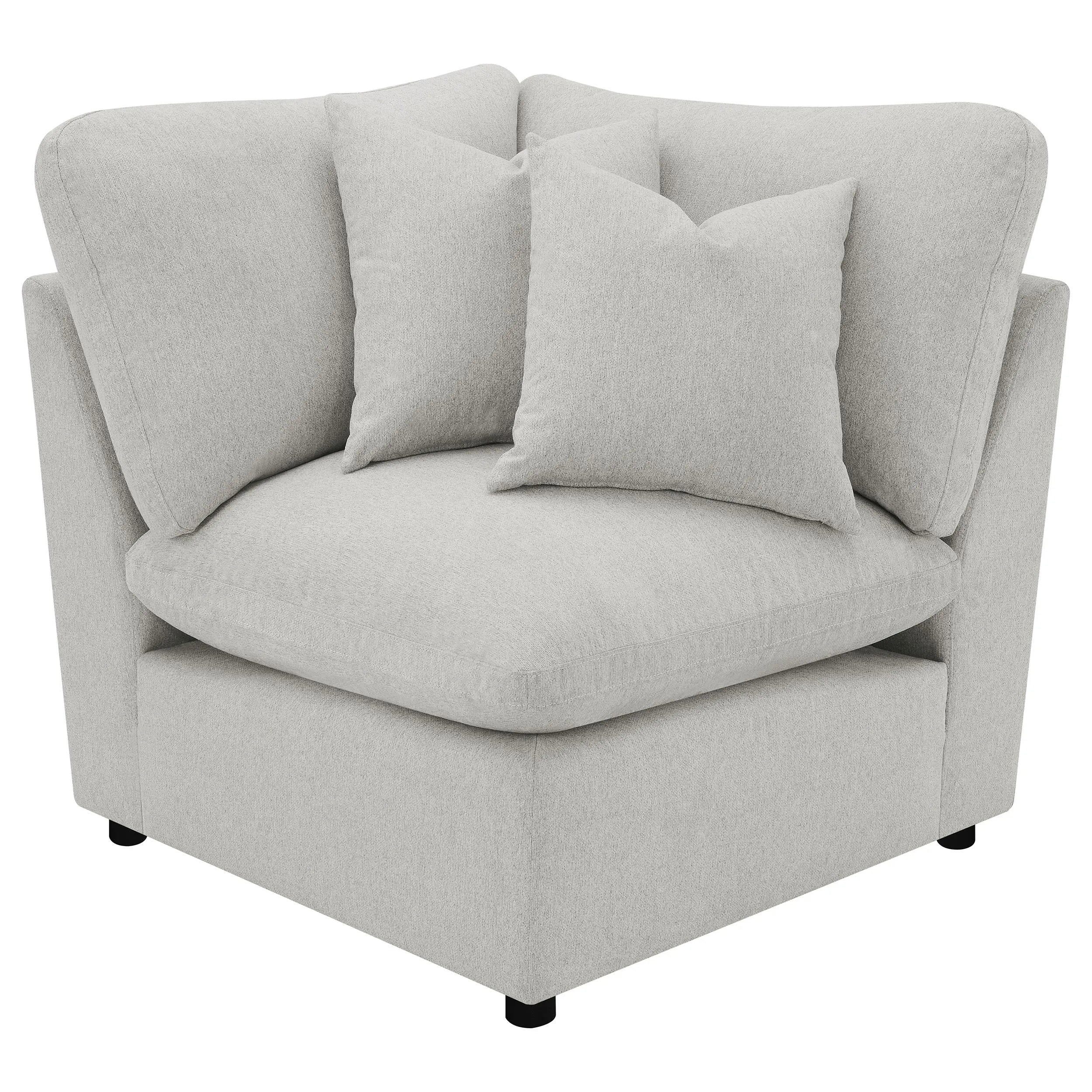 Collins Gray 5-Piece Modular Power Reclining Sectional Sofa - Image 6