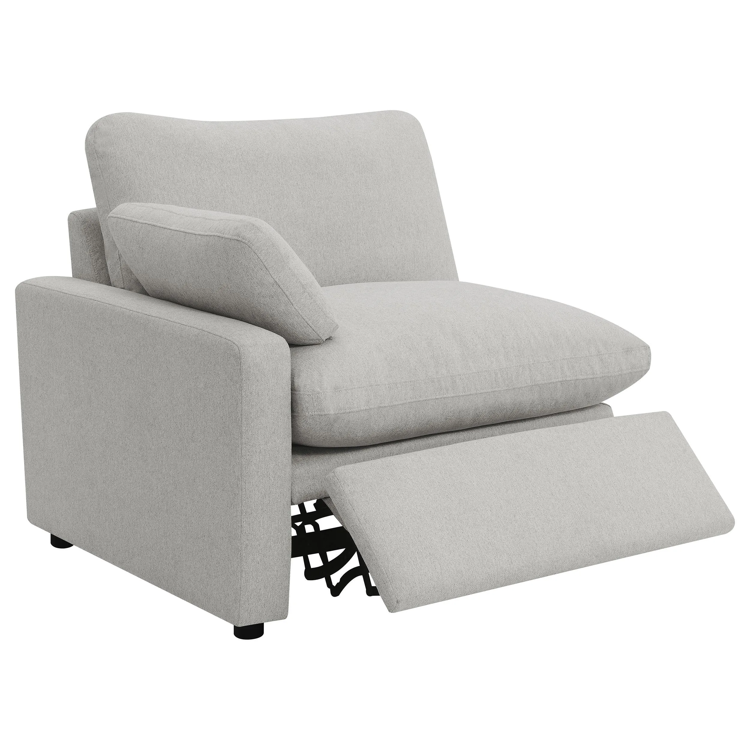 Collins Gray 5-Piece Modular Power Reclining Sectional Sofa - Image 8