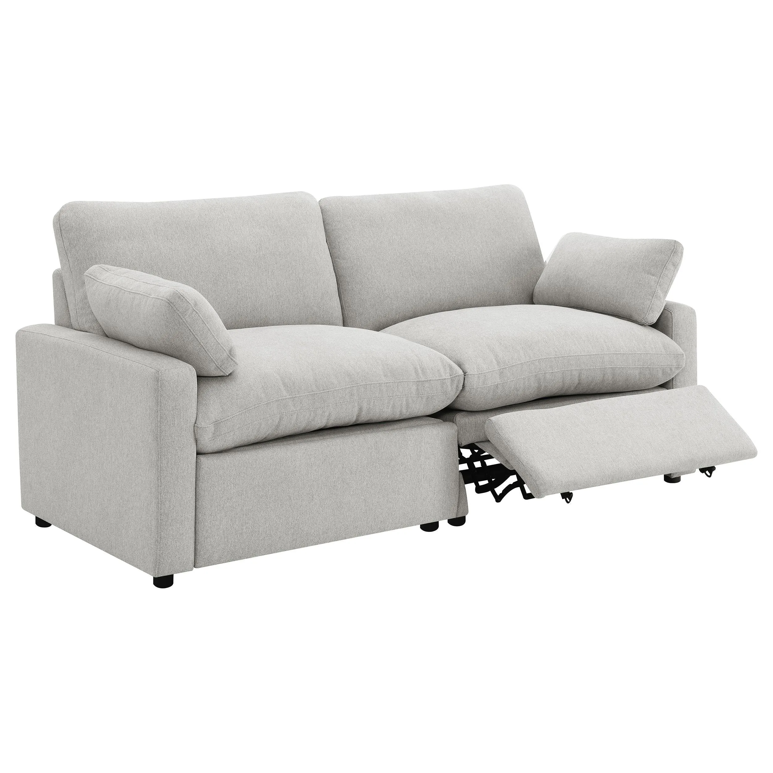 Collins Gray Modular Power Reclining Loveseat - Image 3