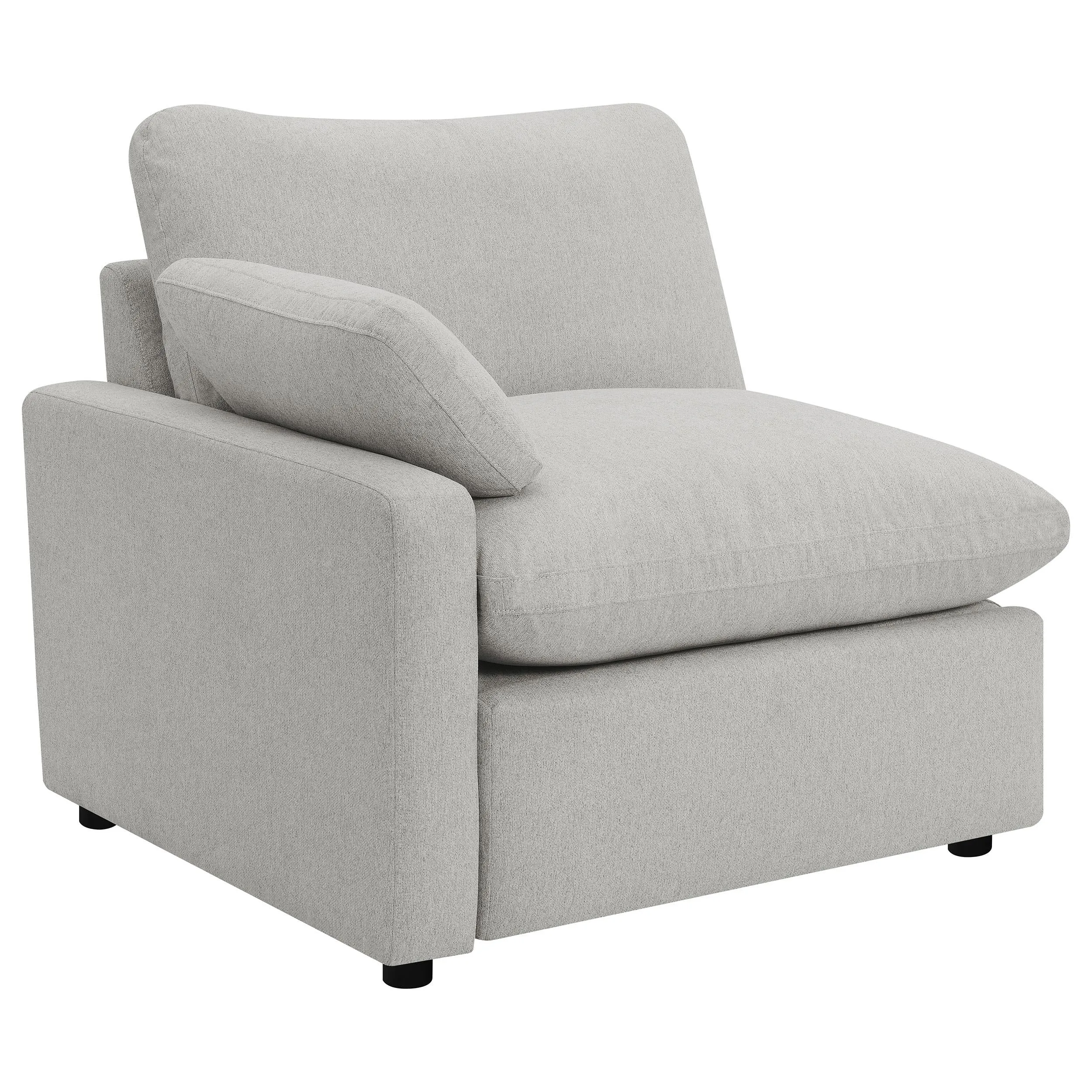 Collins Gray Modular Power Reclining Loveseat - Image 4
