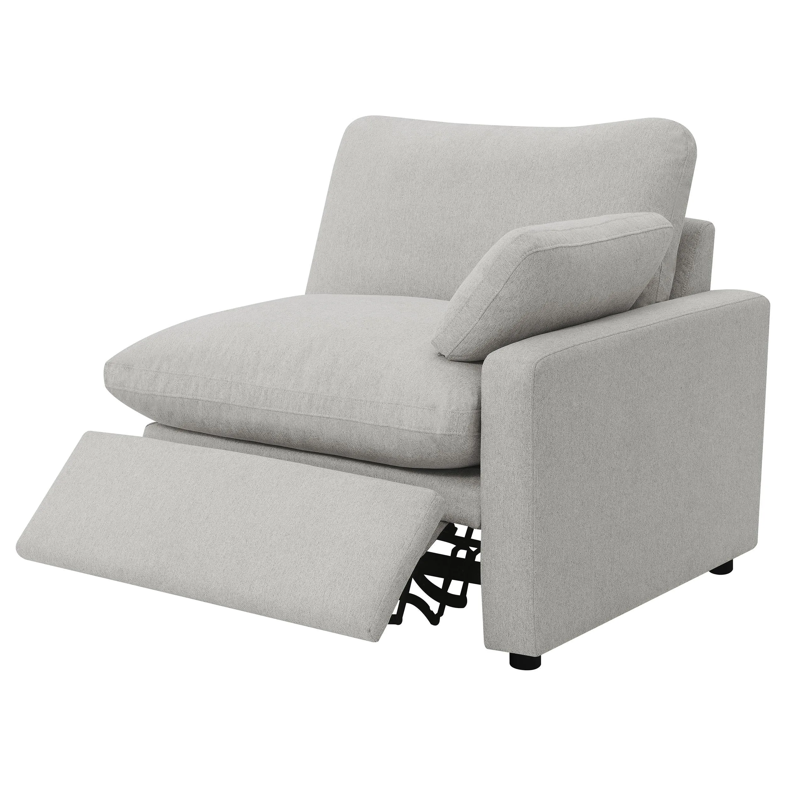 Collins Gray Modular Power Reclining Loveseat - Image 7