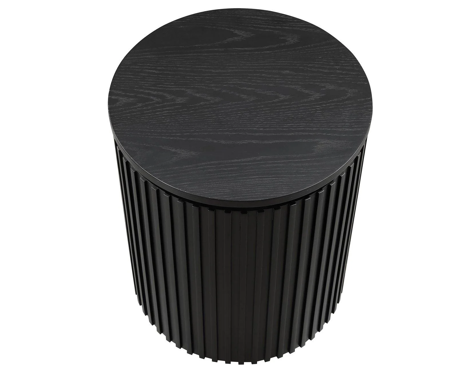 Colvin 18″ Round End Table, Black Finish - Image 3