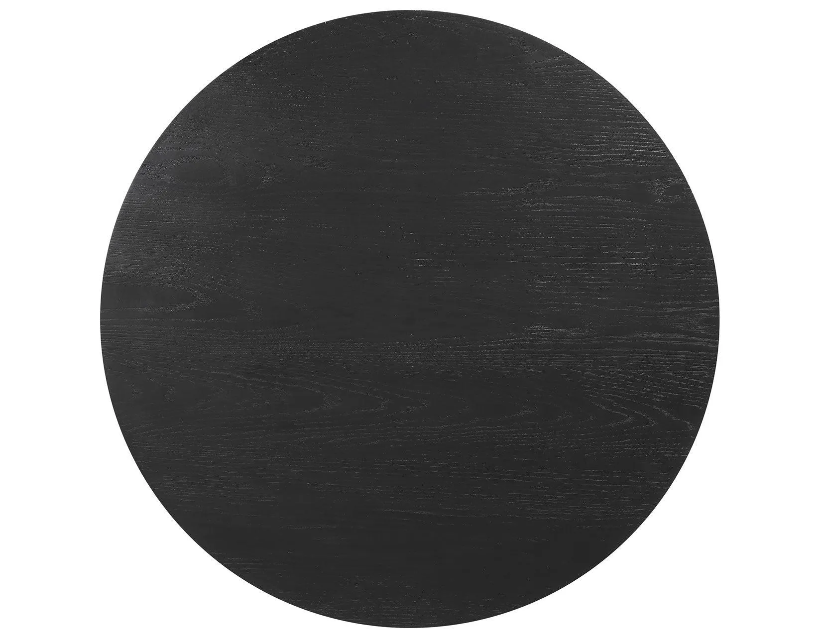 Colvin 36″ Round Castered Coffee Table, Black Finish - Image 4