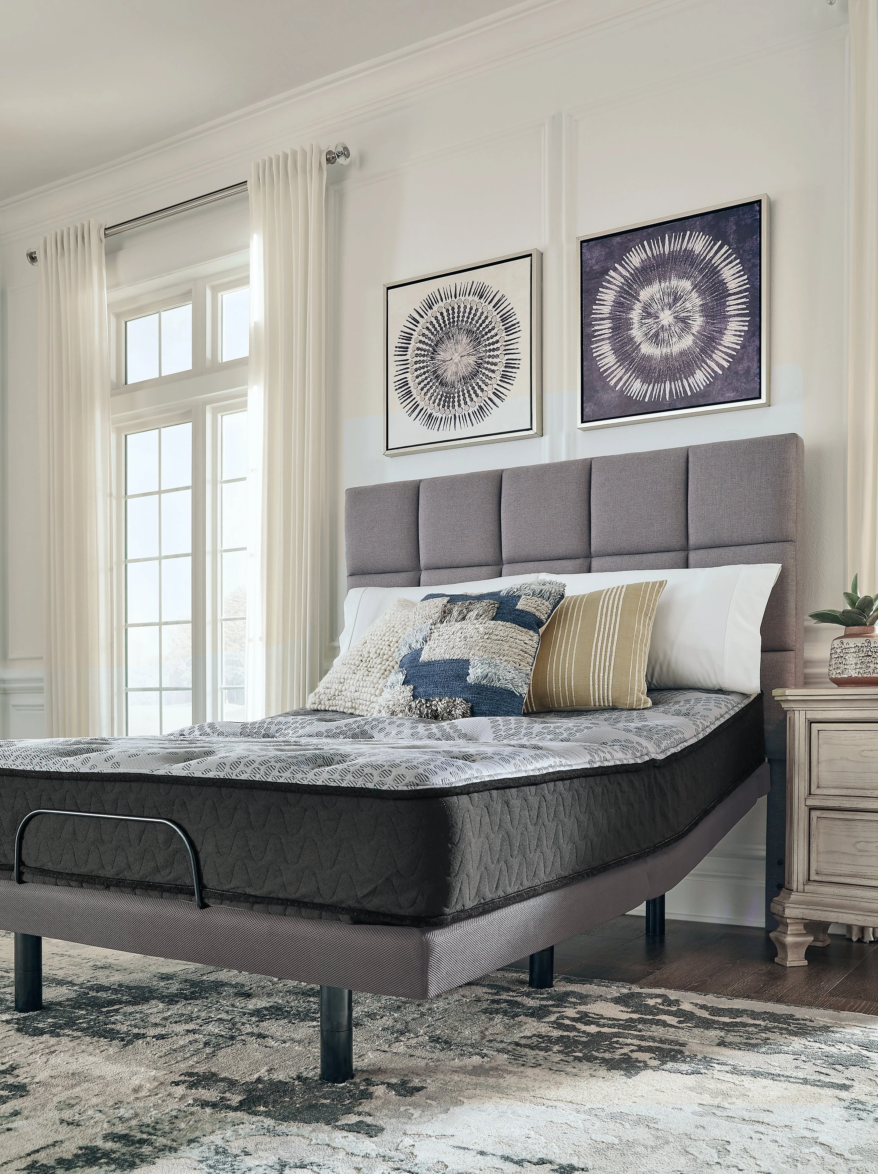 Comfort Plus Gray Queen Mattress - Image 3