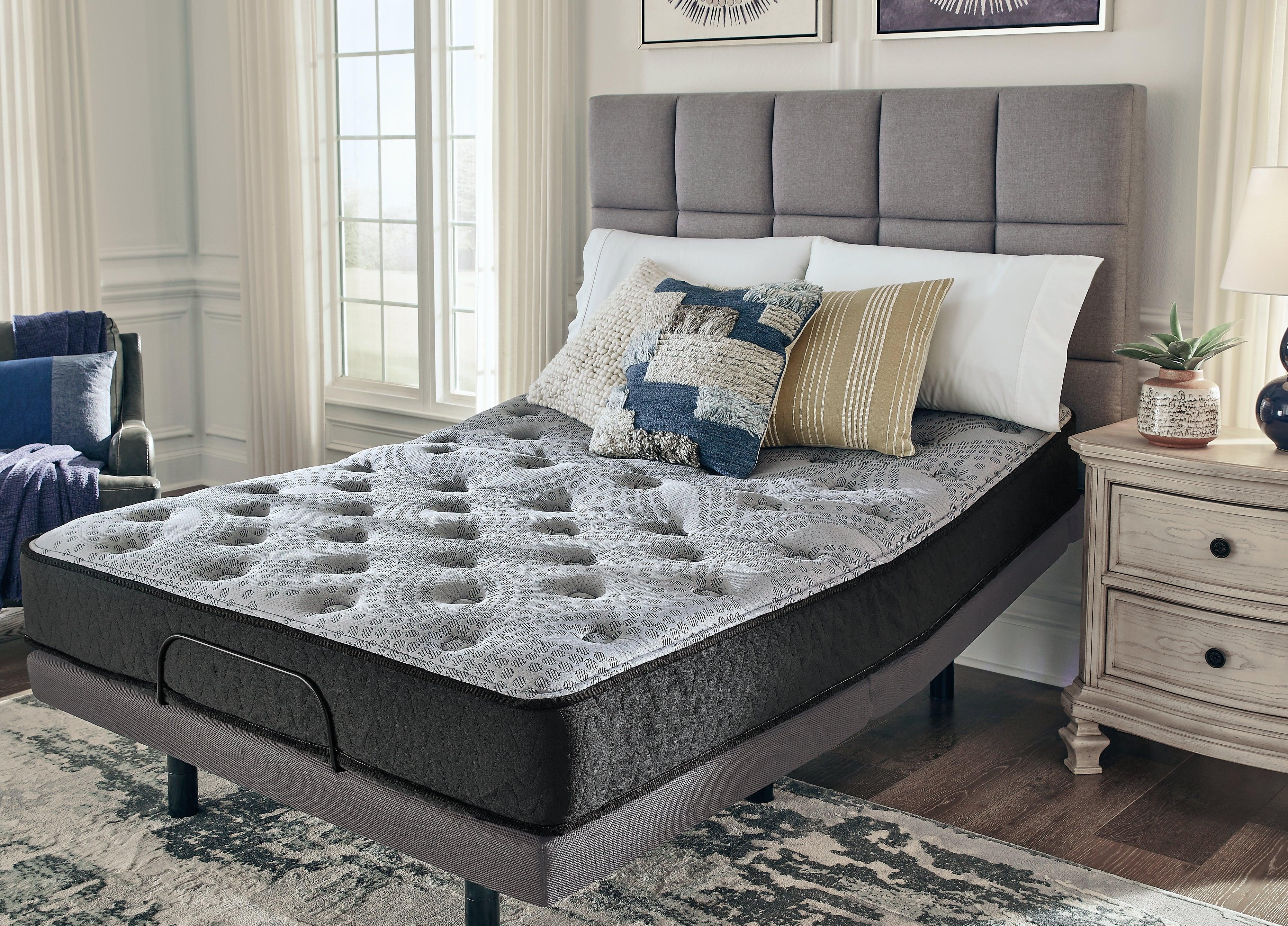 Comfort Plus Gray Twin Mattress - Image 3