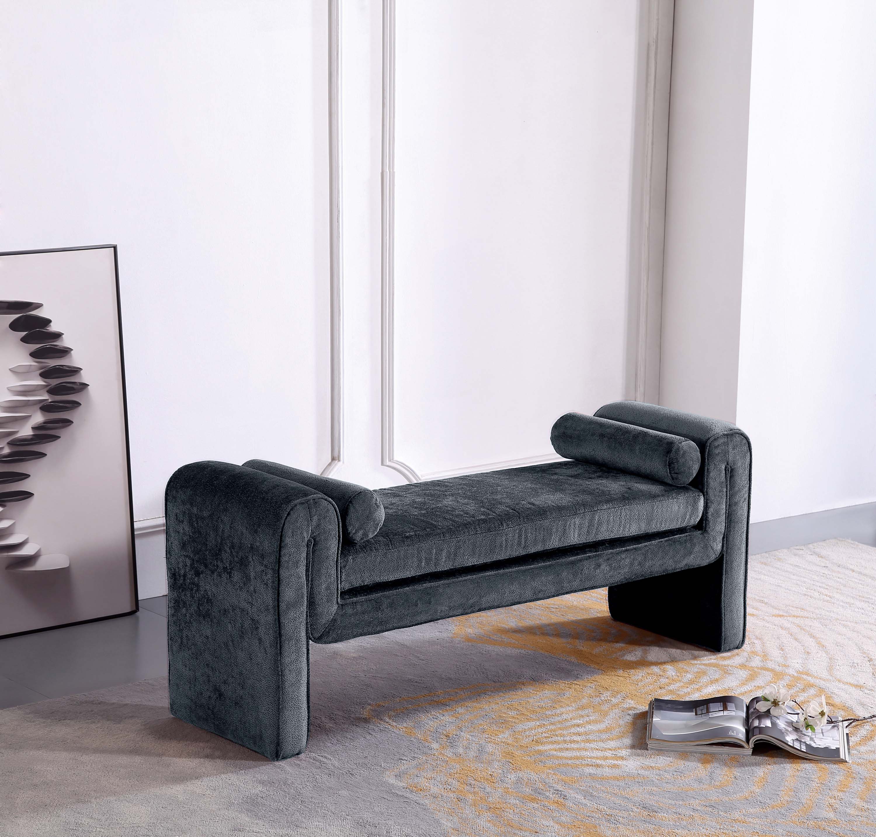 Concord Bench in Black - Image 2