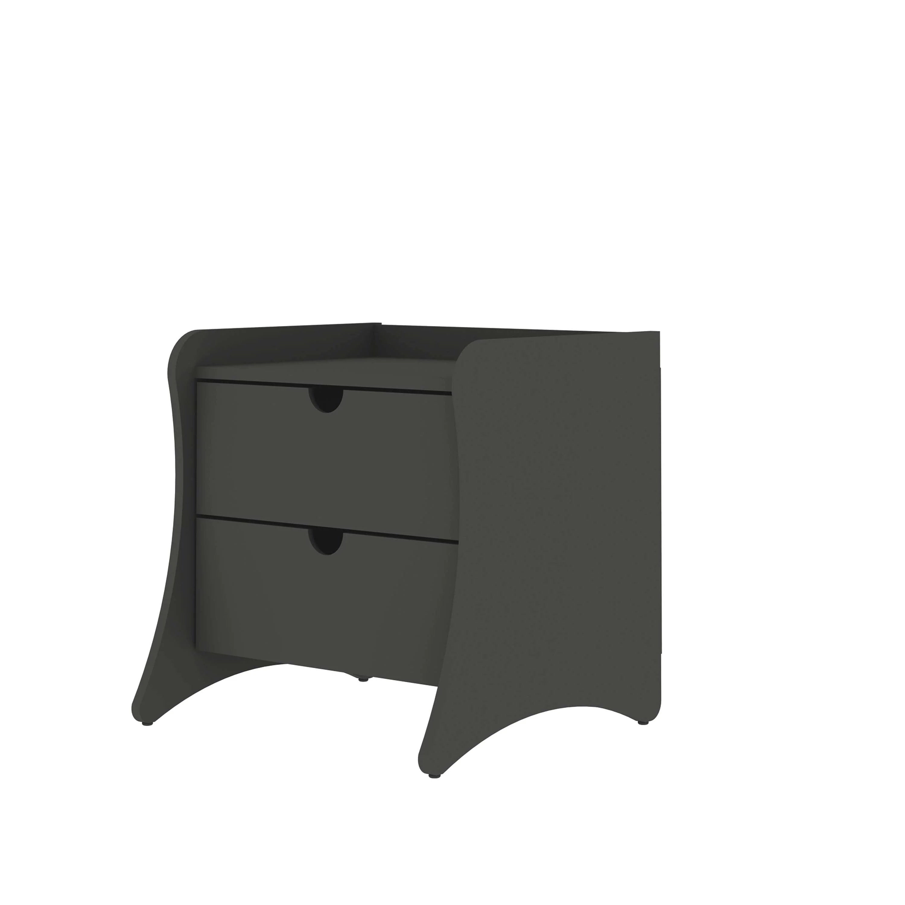 Coney 2-Piece Dresser and Nightstand in Grey - Image 11