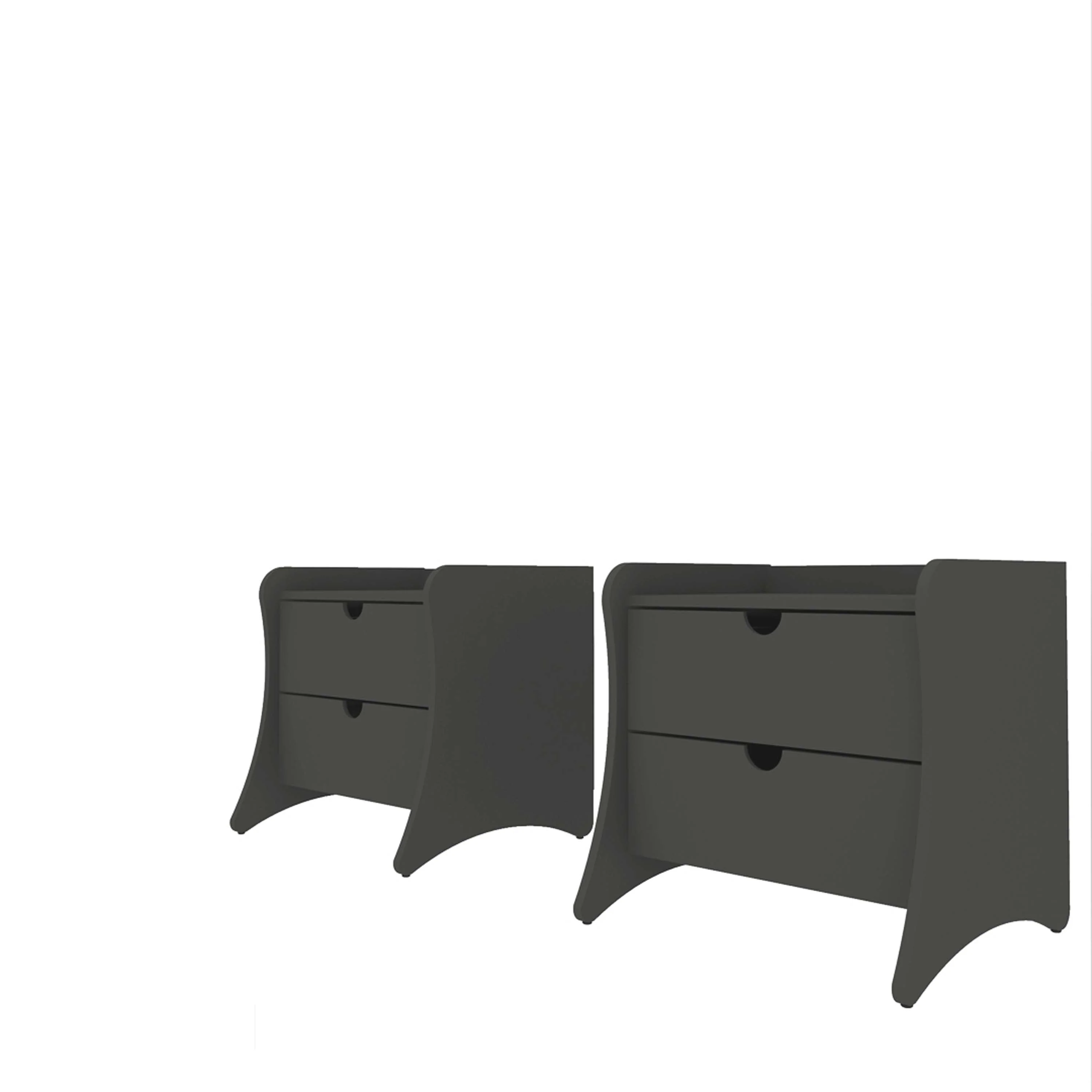 Coney Nightstand in Gray (set of 2) - Image 4