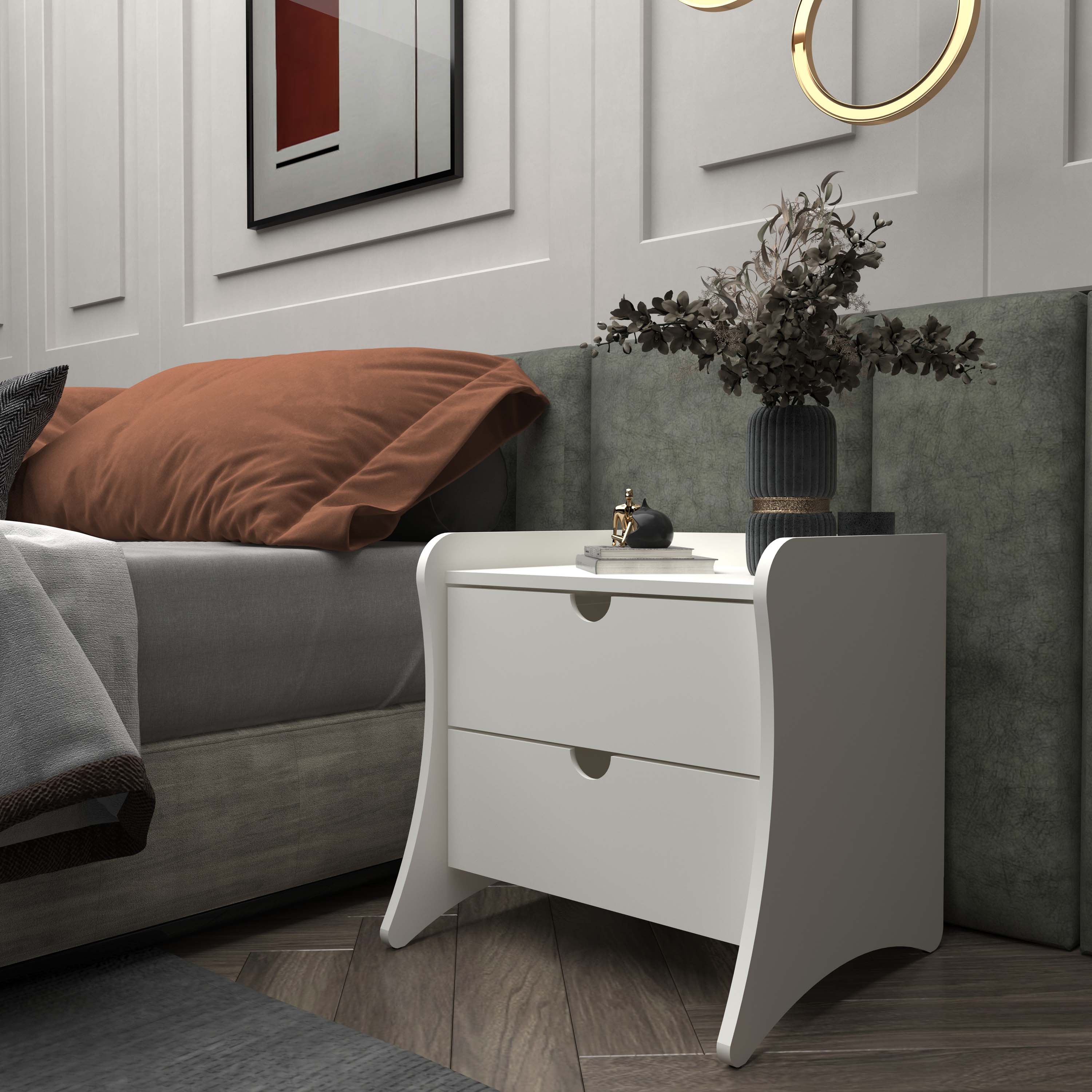 Coney Nightstand in White - Image 2