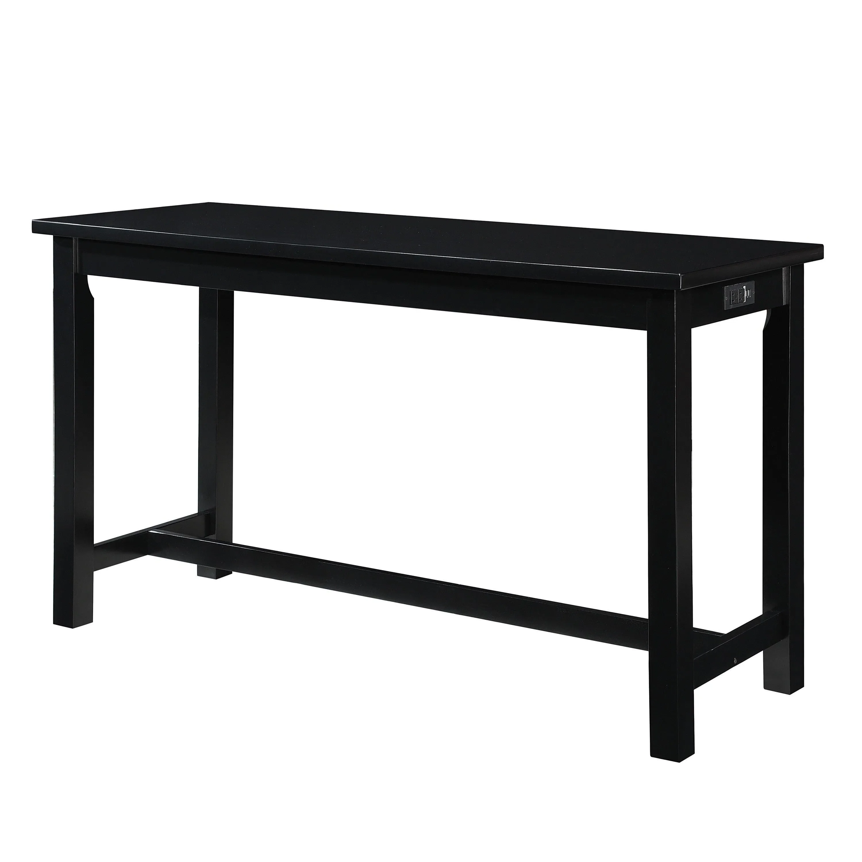 Connected Black 4-Piece Counter Height Set - Image 4