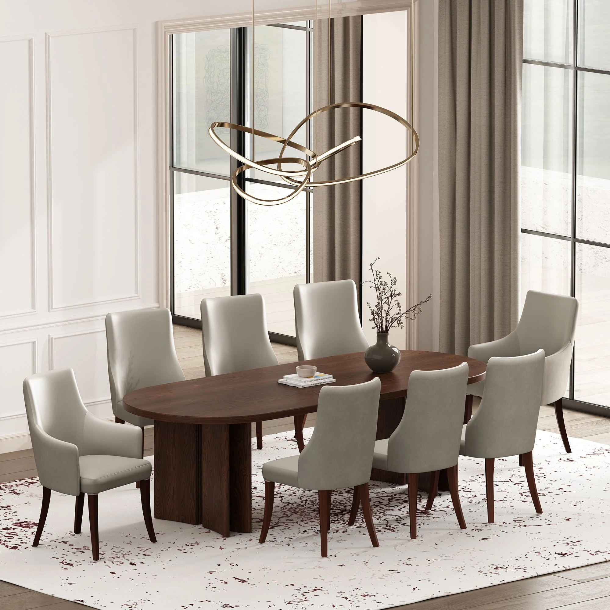 Connie Dining Chair in Light Grey (set of 2) - Image 11