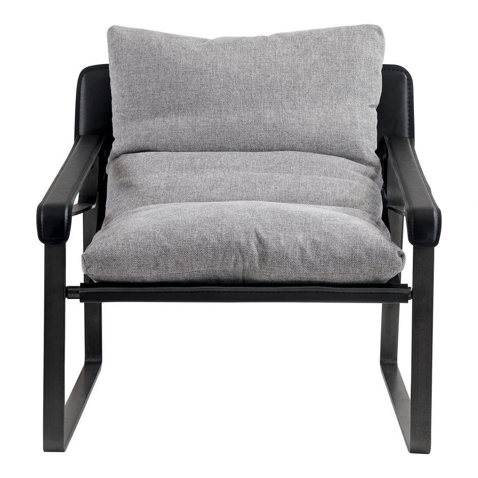 Connor Club Chair - Snowfolds Grey