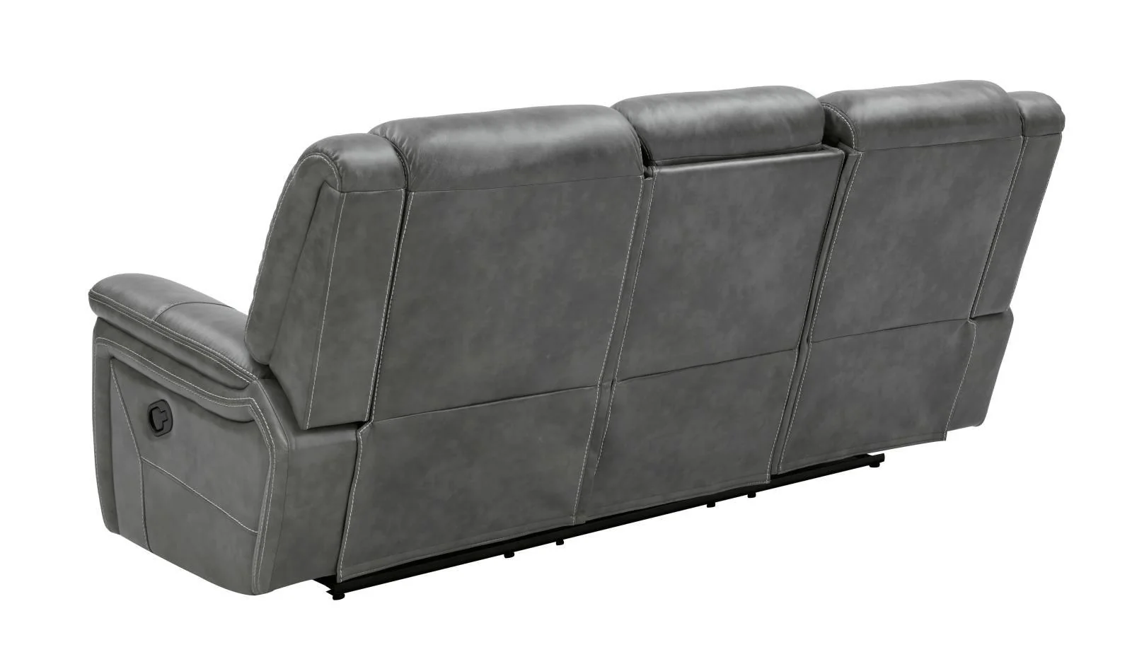 Conrad Gray Upholstered Motion Sofa Cool - Image 5