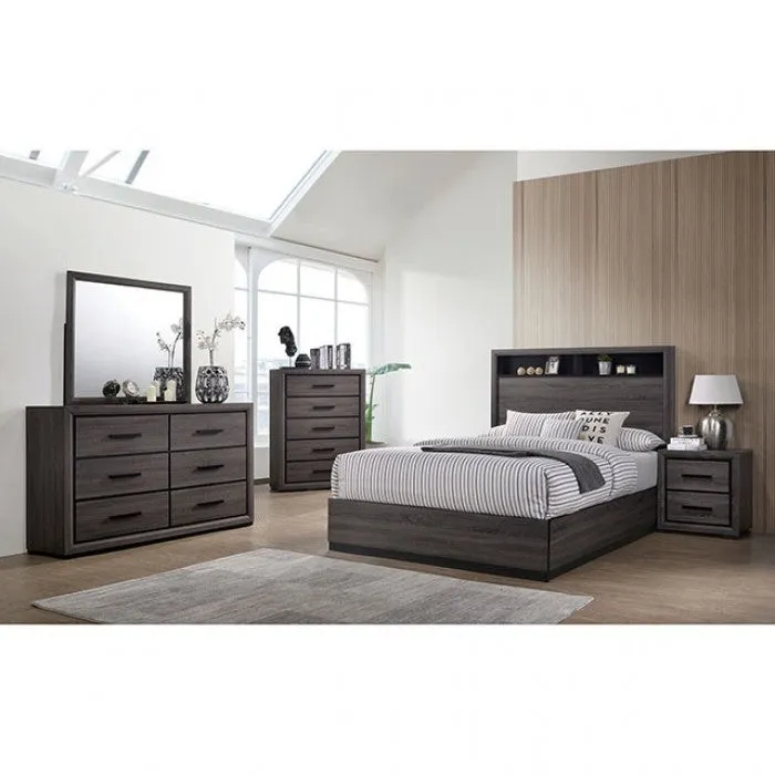 Conwy Gray 5-Piece Queen Bedroom Set