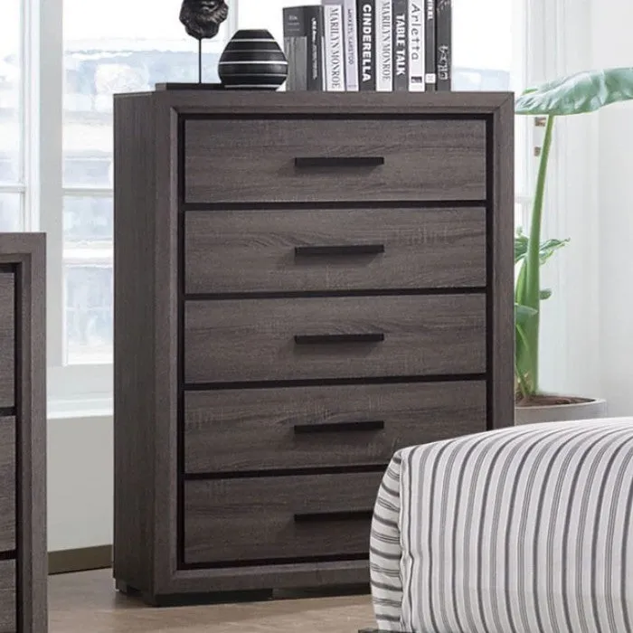 Conwy Gray 5-Piece Queen Bedroom Set - Image 6