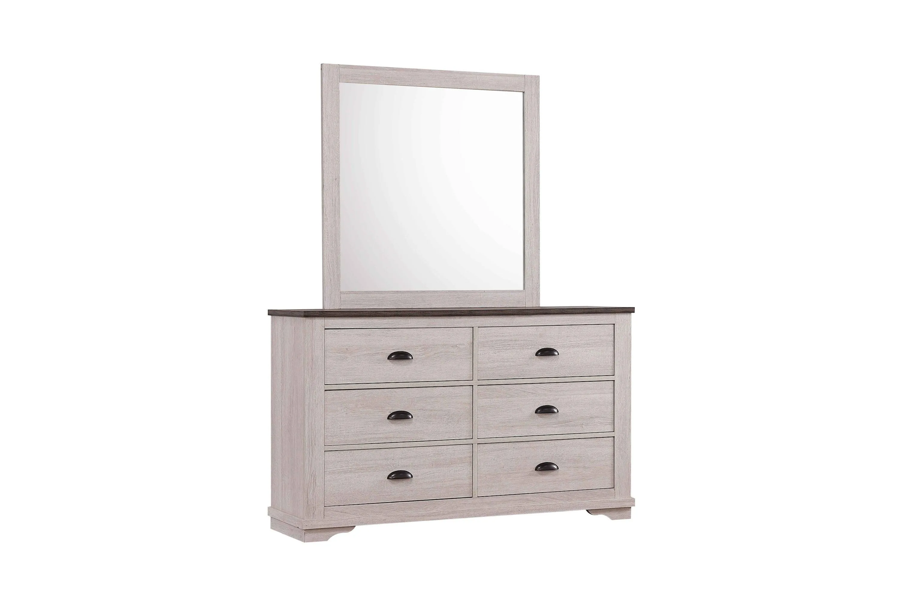 Coralee Chalk and Gray Dresser