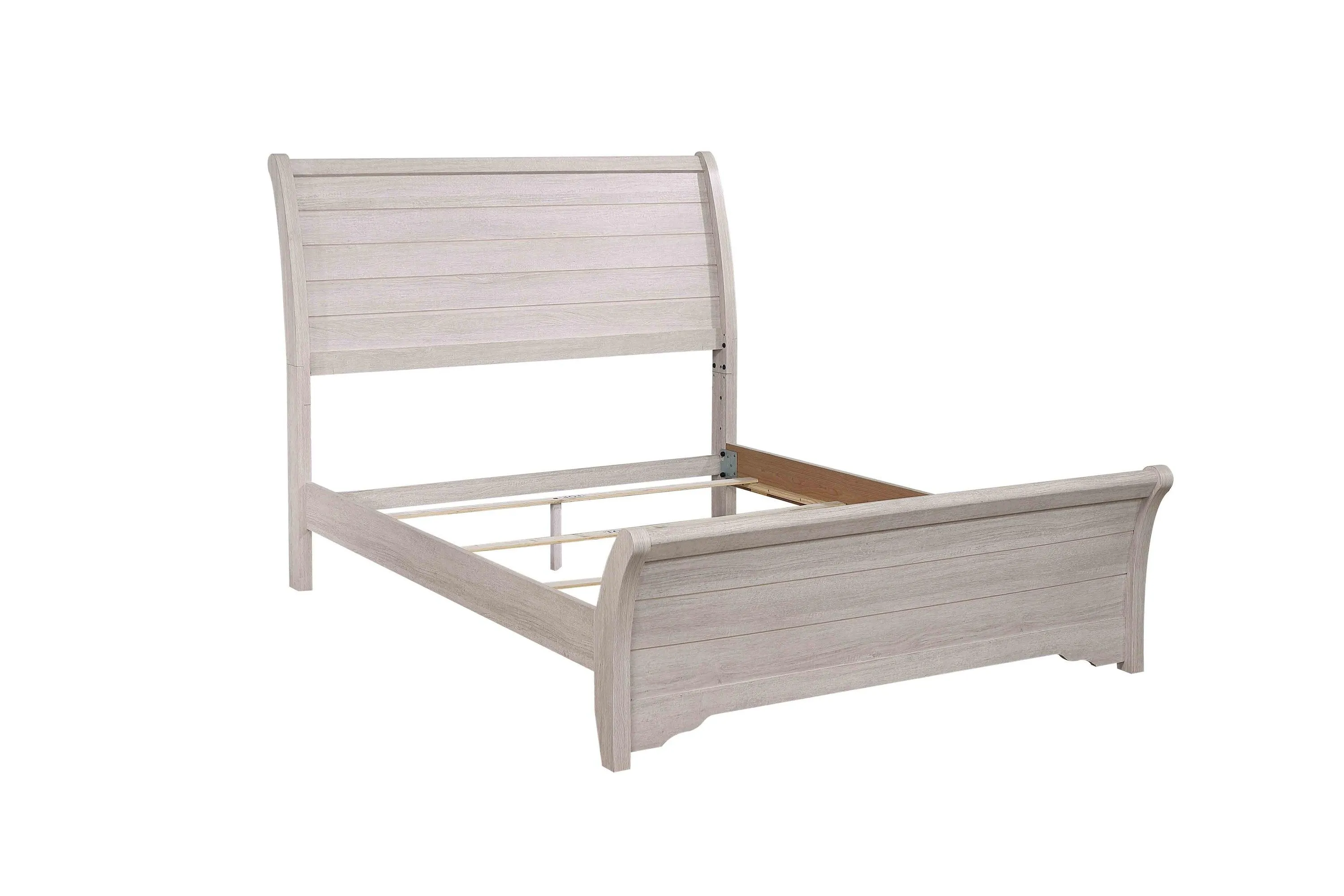 Coralee Chalk and Gray Queen Sleigh Bed - Image 3