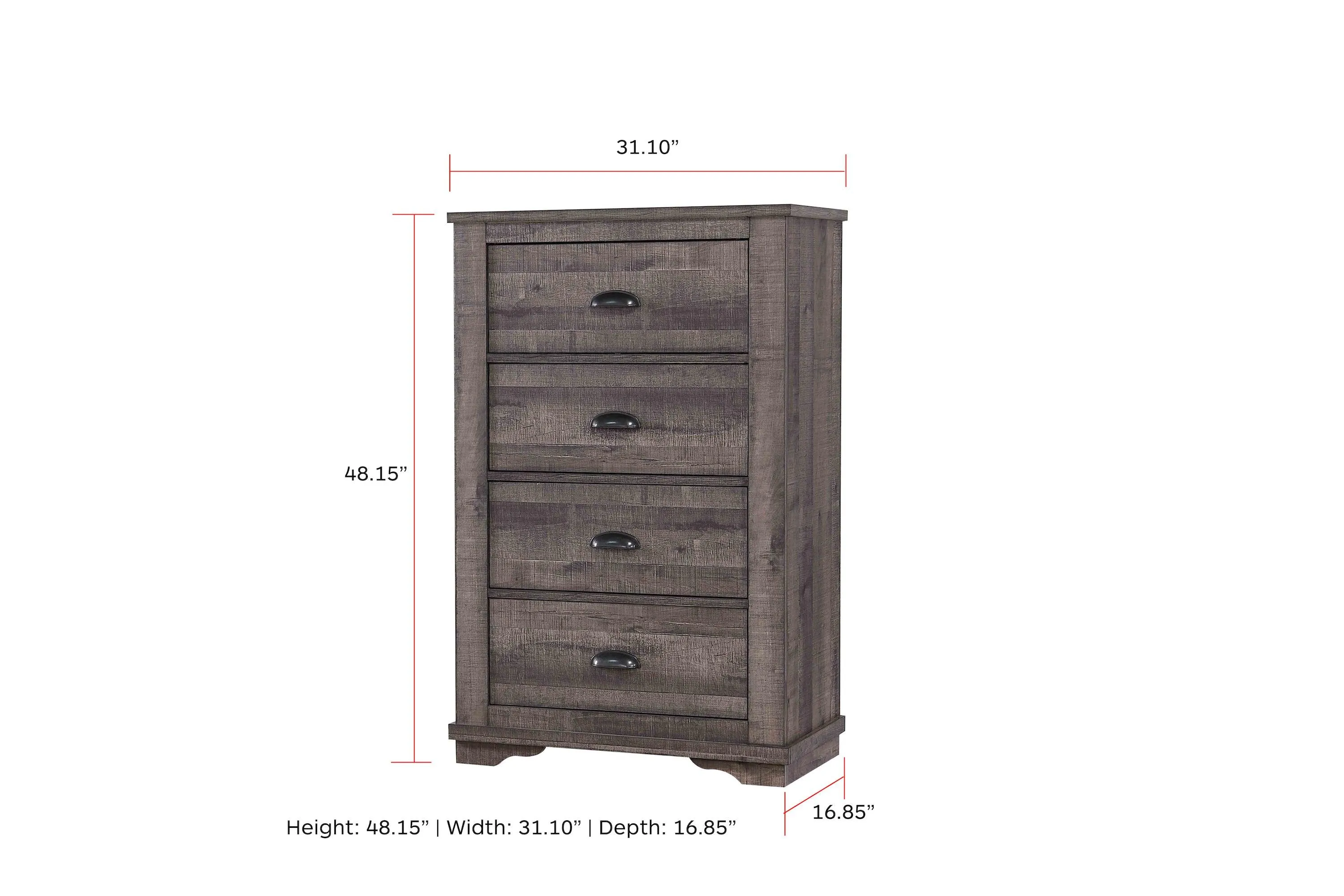 Coralee Gray Chest - Image 3