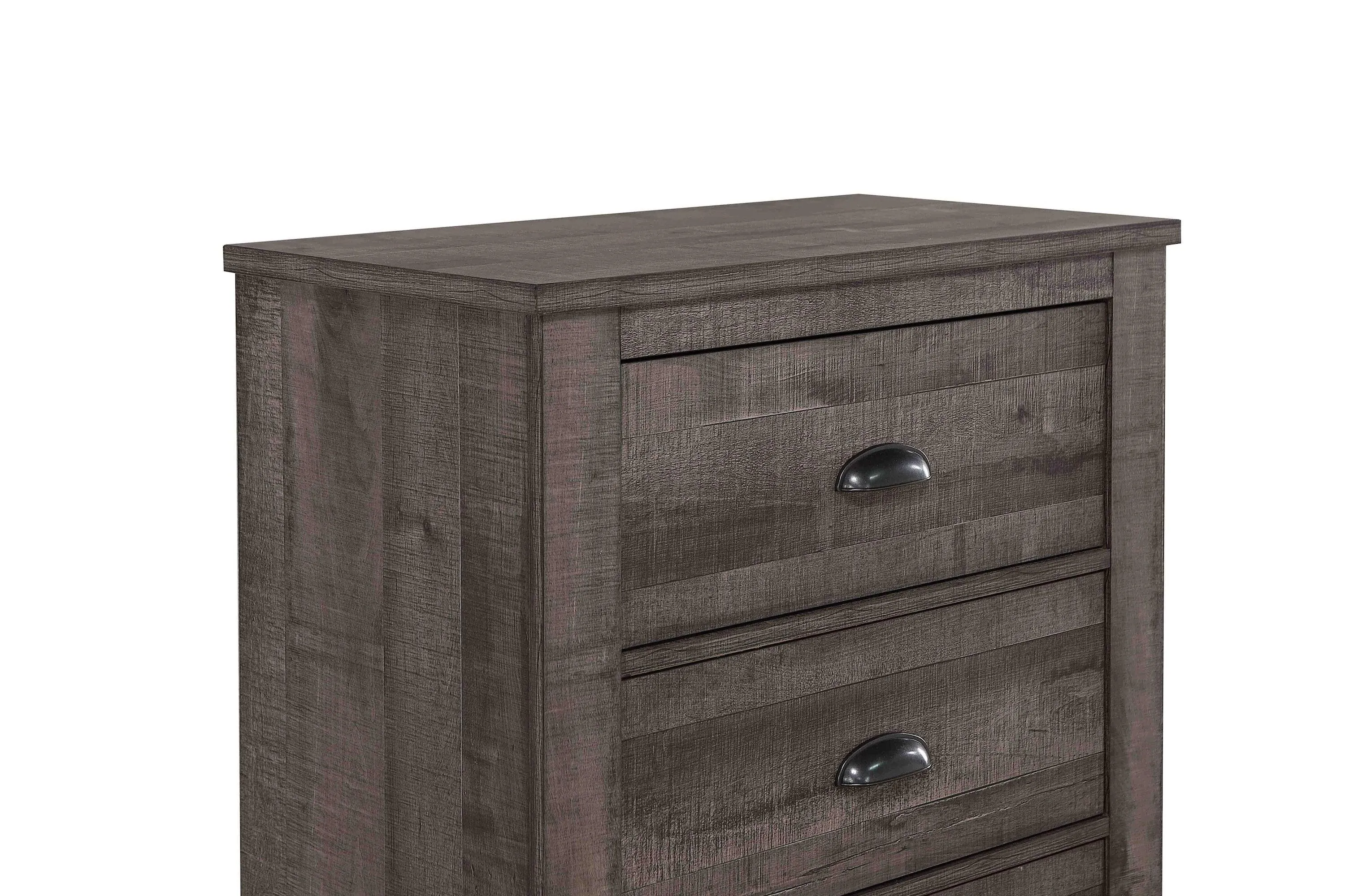 Coralee Gray Nightstand - Image 3