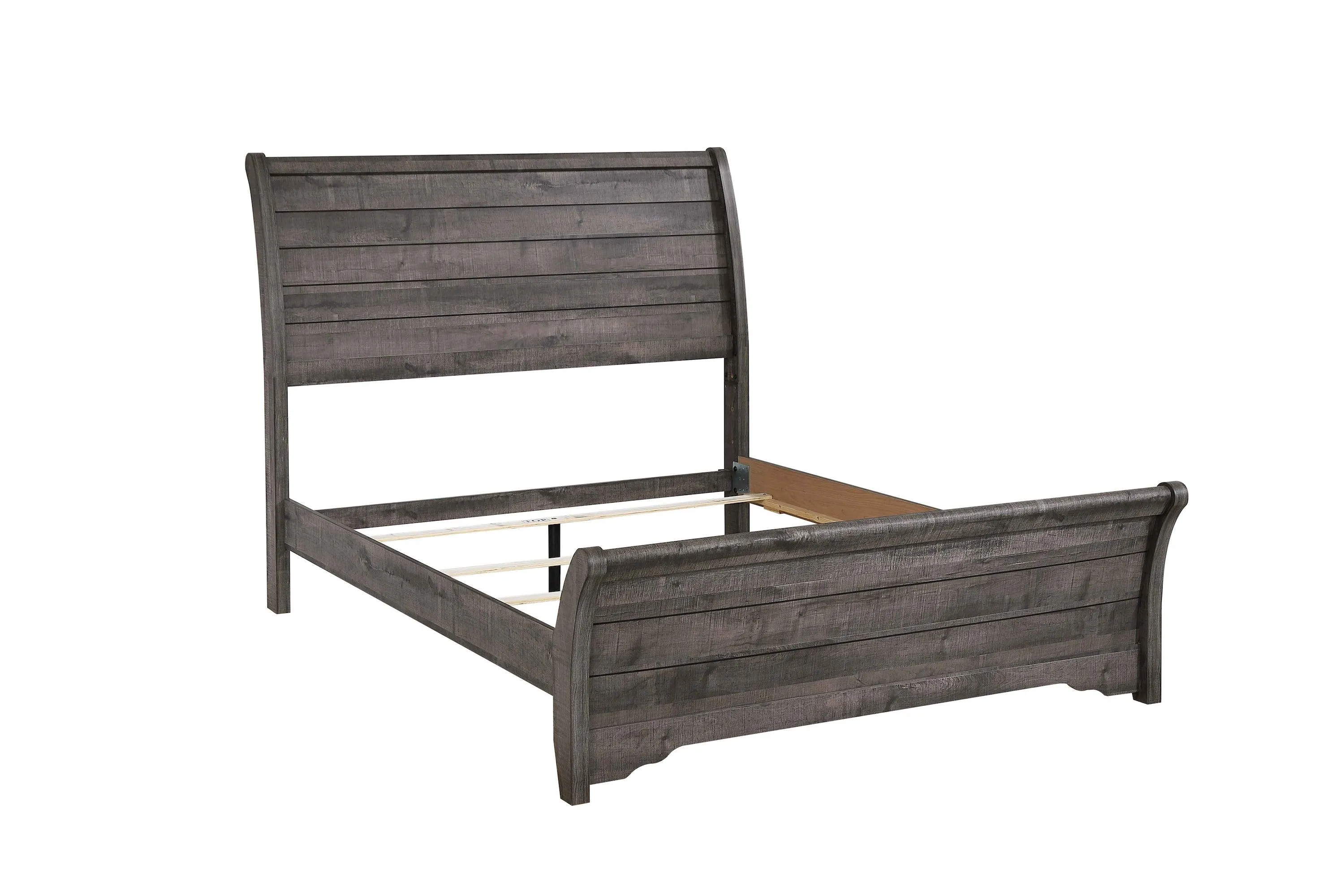 Coralee Gray Queen Sleigh Bed - Image 3