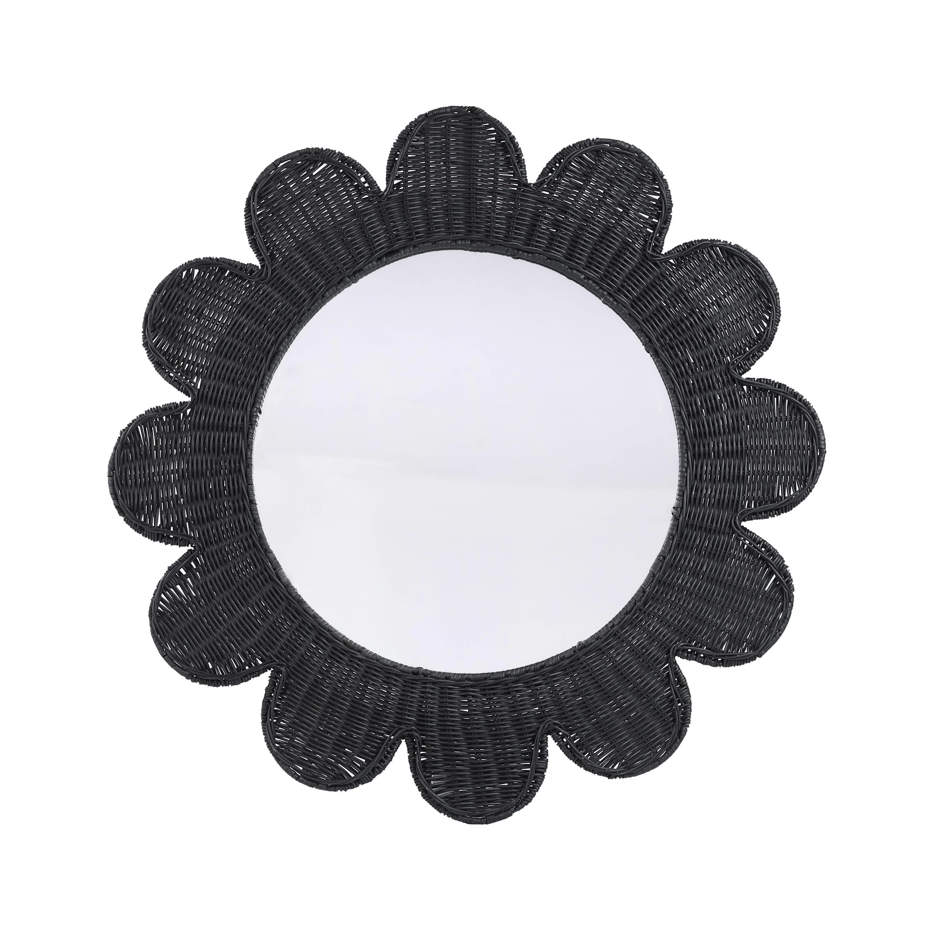 Coralie Rattan Round Mirror - Image 10
