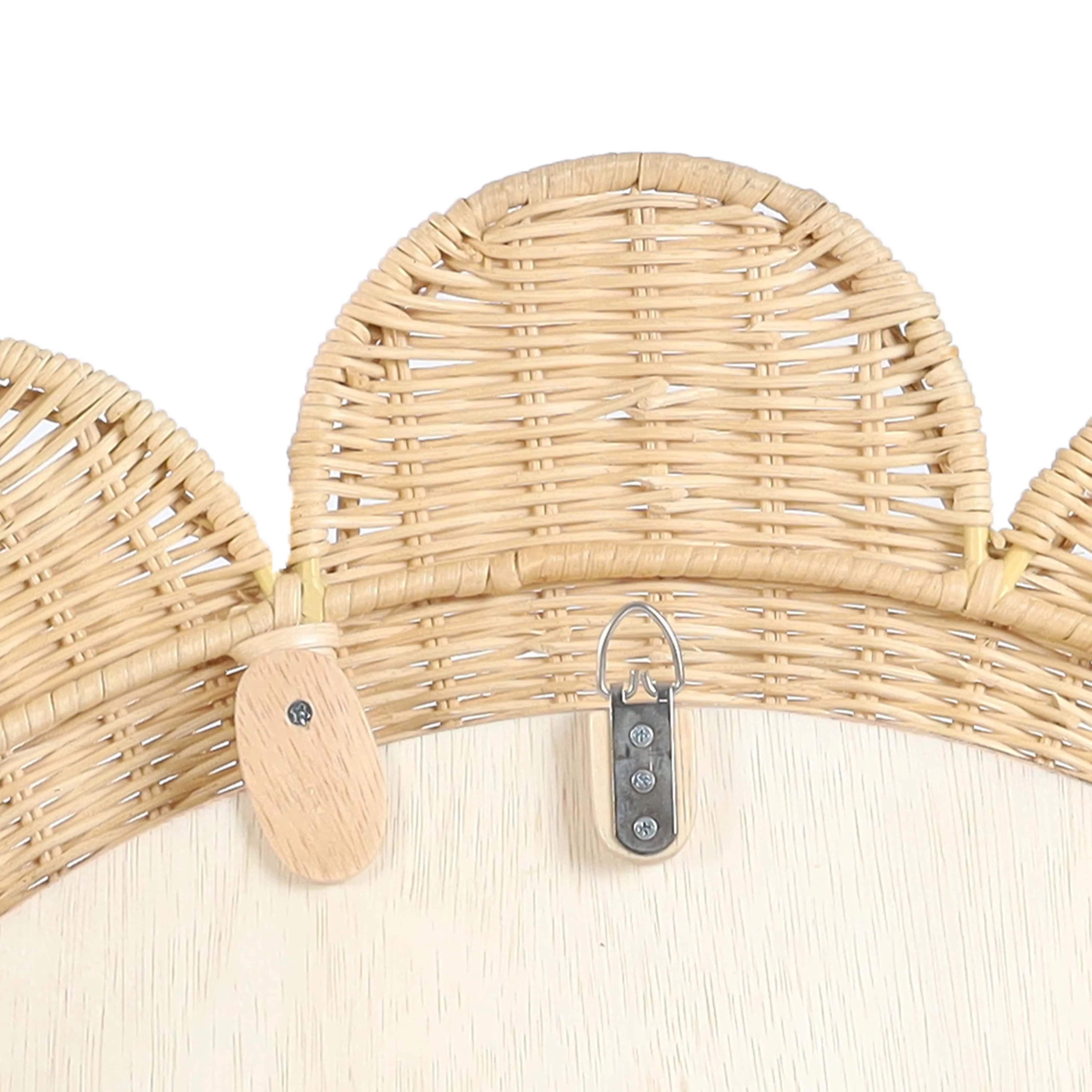 Coralie Rattan Round Mirror - Image 8