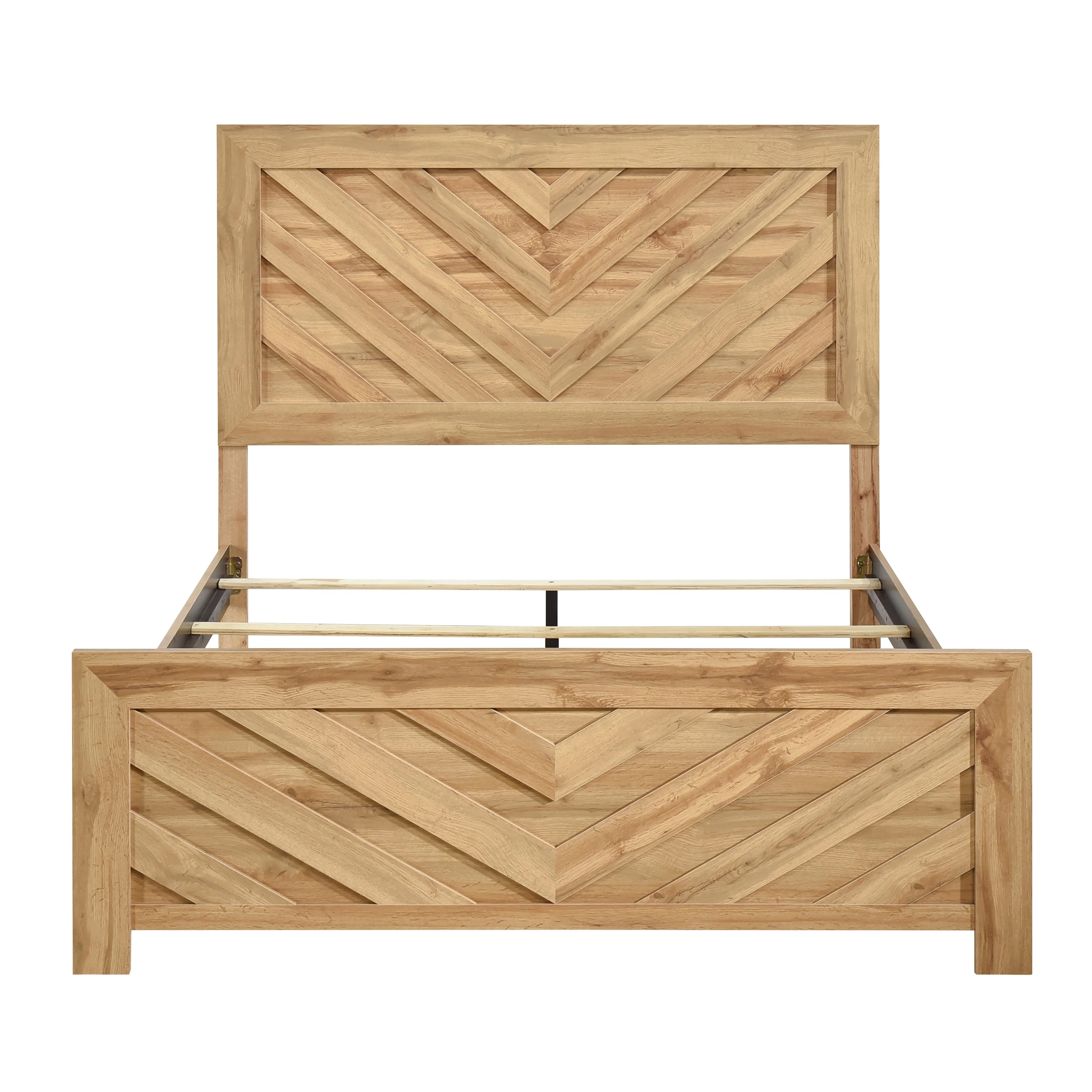 Corbin Natural Crossbuck Bedroom Set - Image 4