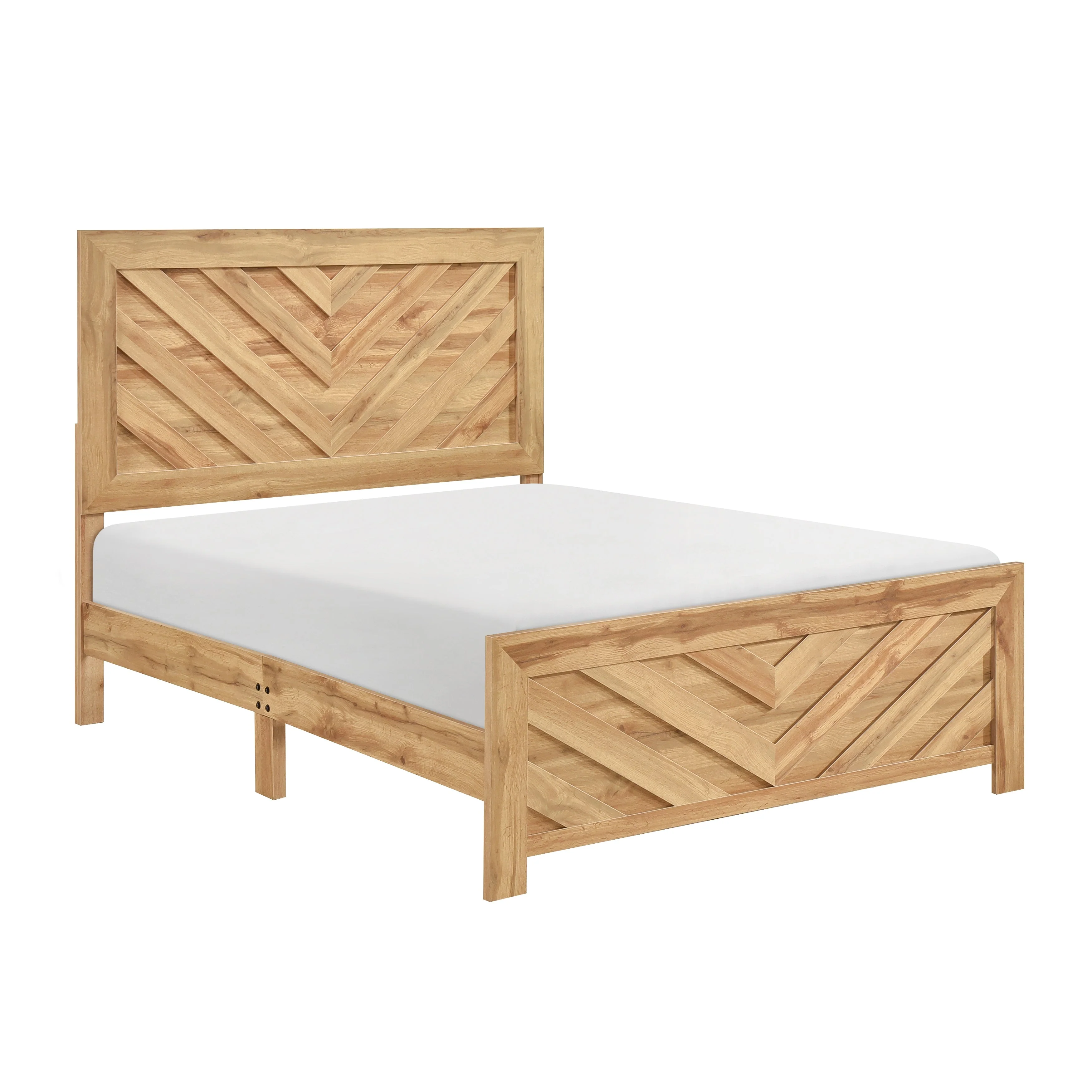Corbin Natural Crossbuck California King Bed - Image 3