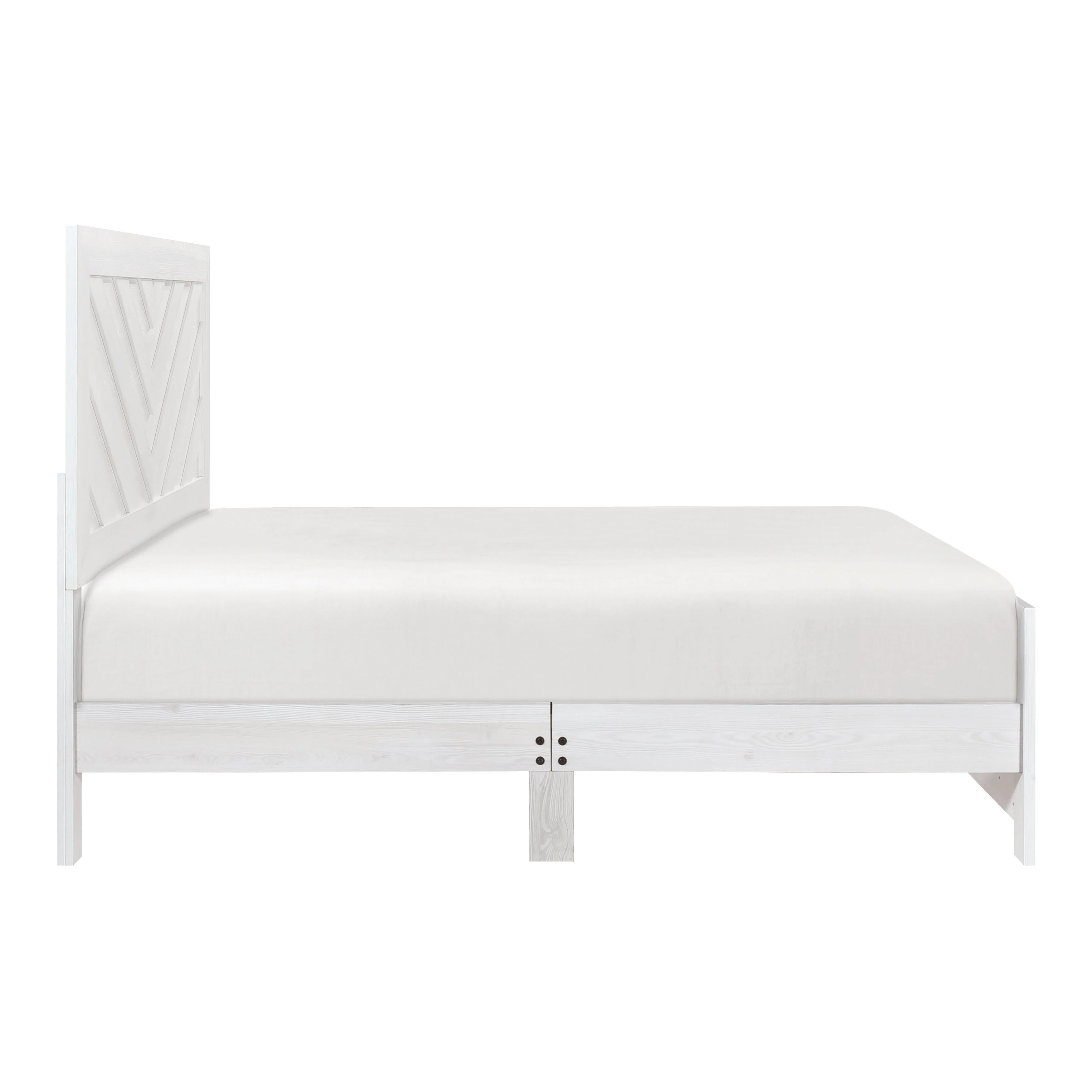 Corbin White Crossbuck California King Bed - Image 5