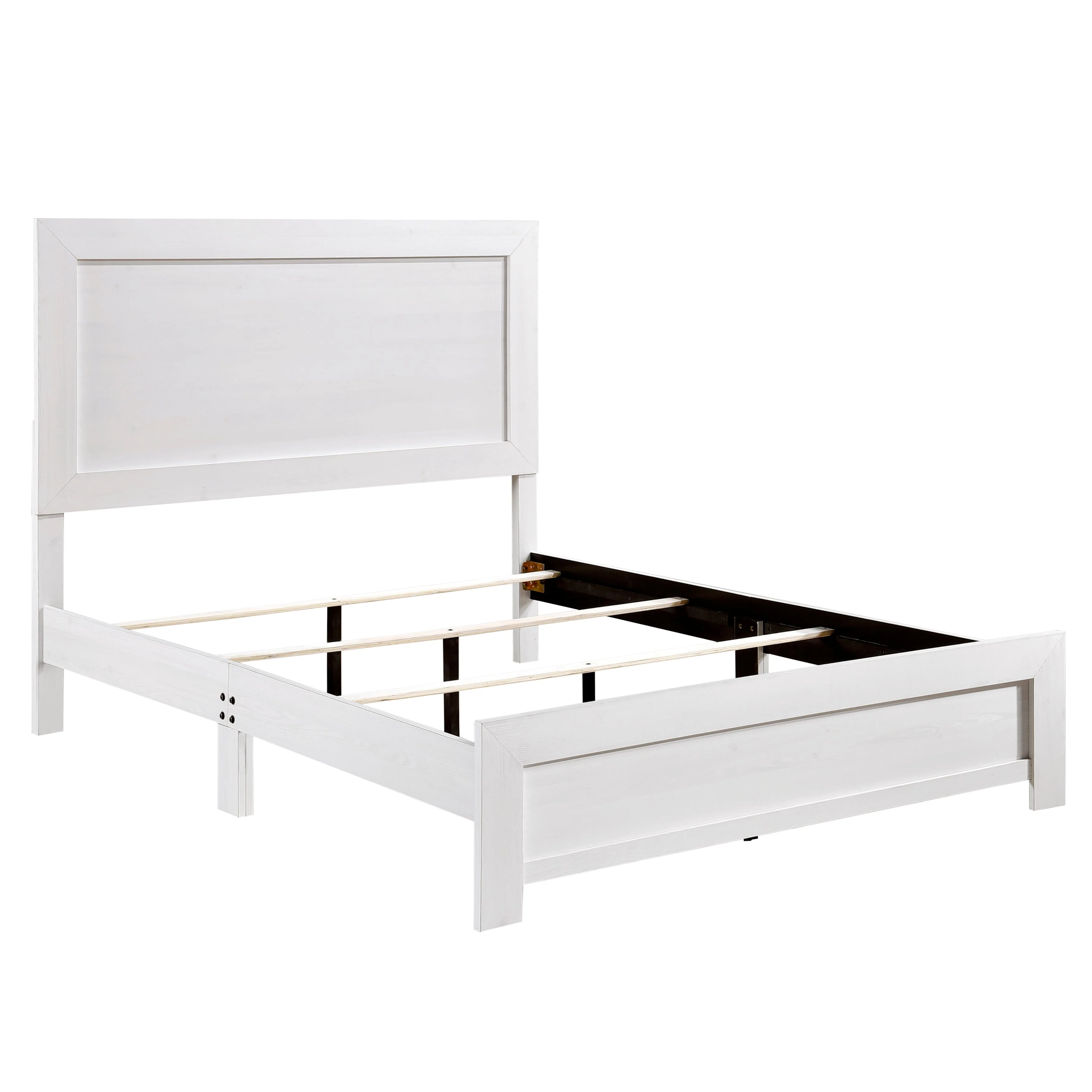 Corbin White Full Panel Bed - Image 4