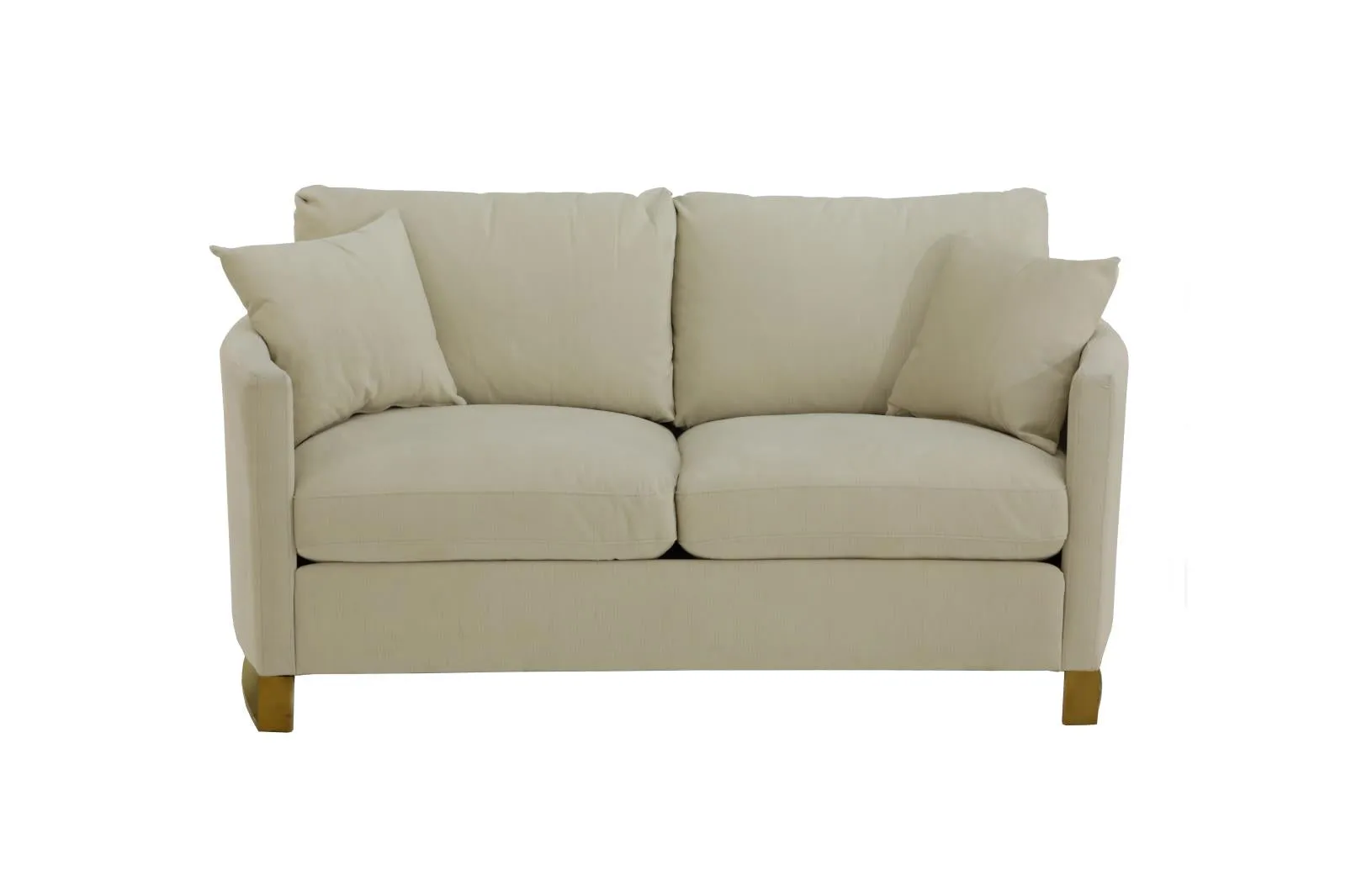 Corliss Beige Upholstered Arched Arm Living Room Set - Image 5