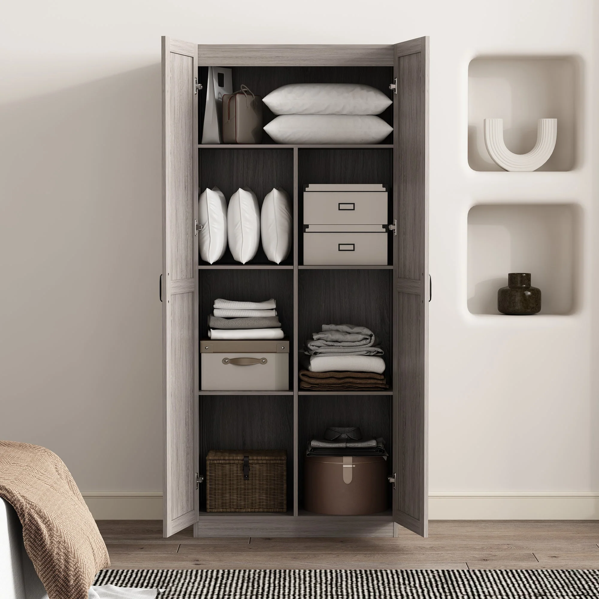 Cornelia Storage Closet 1.0 in Grey - Image 5