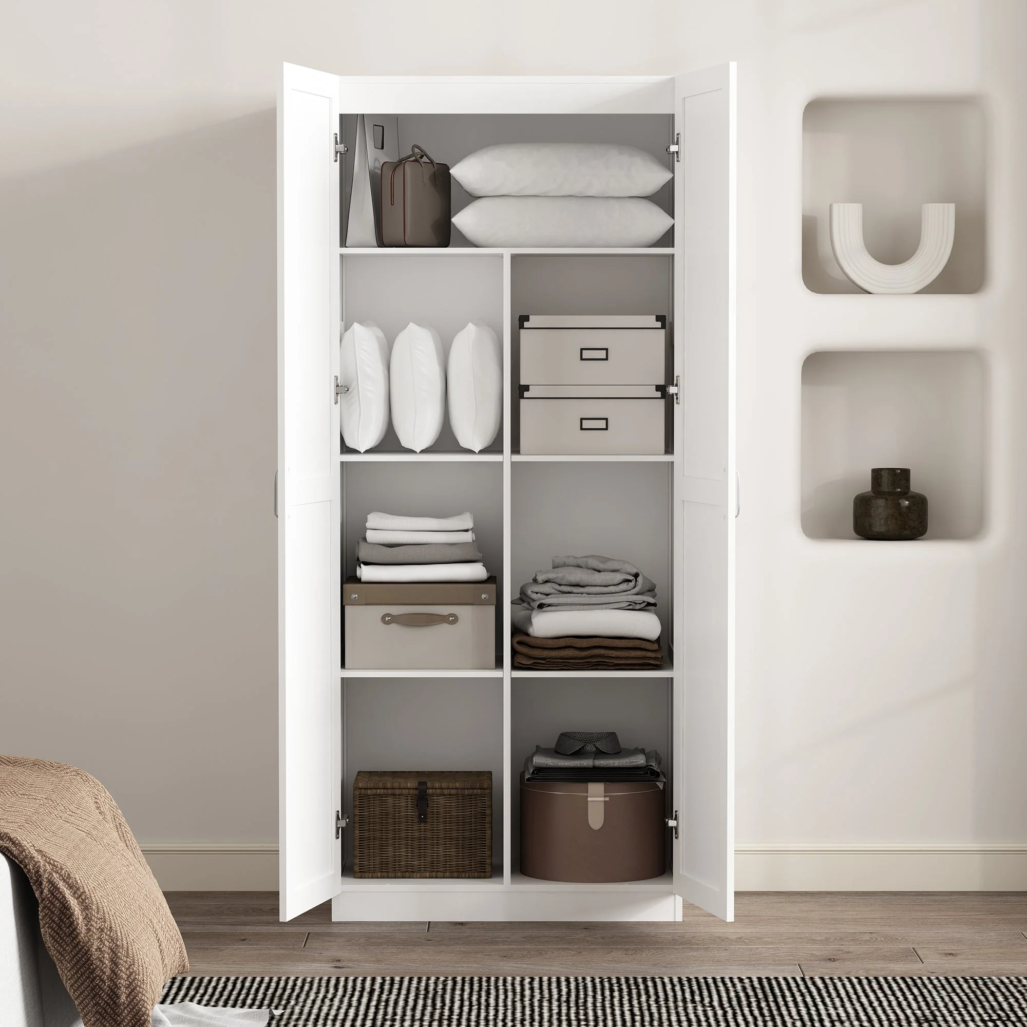 Cornelia Storage Closet 1.0 in White - Image 5