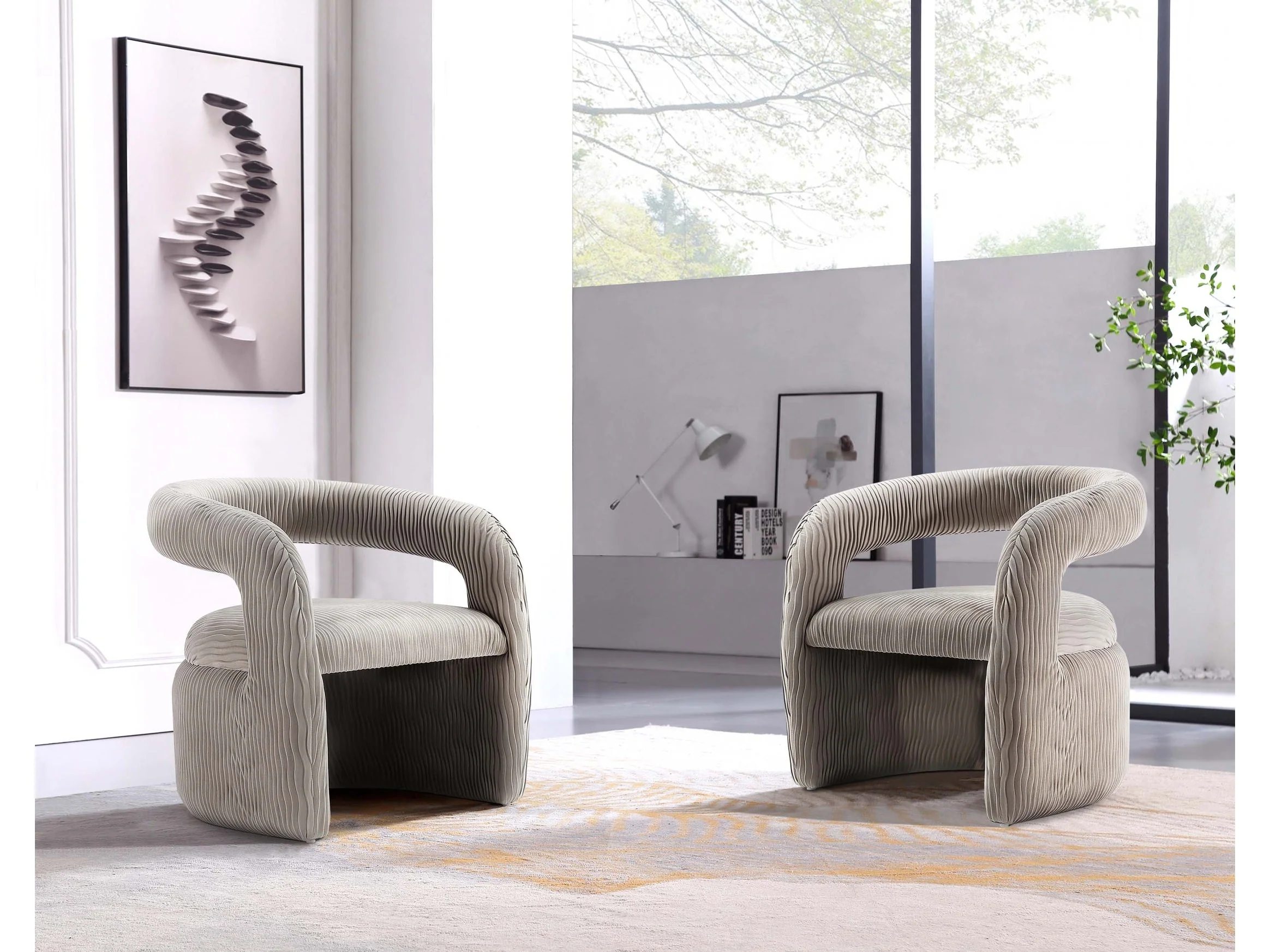 Corvette Dining Chairs in Dove (set of 2)