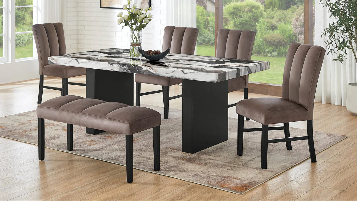Cosmo Brown Dining Room Set