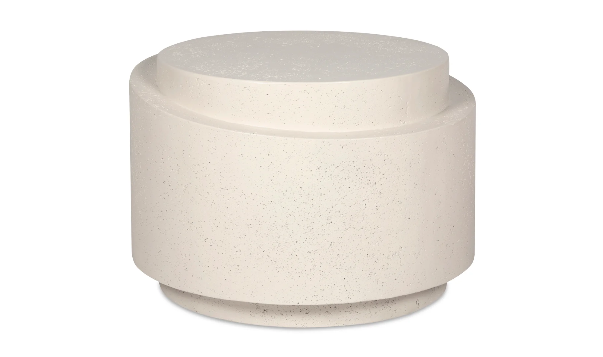 Cosmo Outdoor Accent Table Off White - Image 2