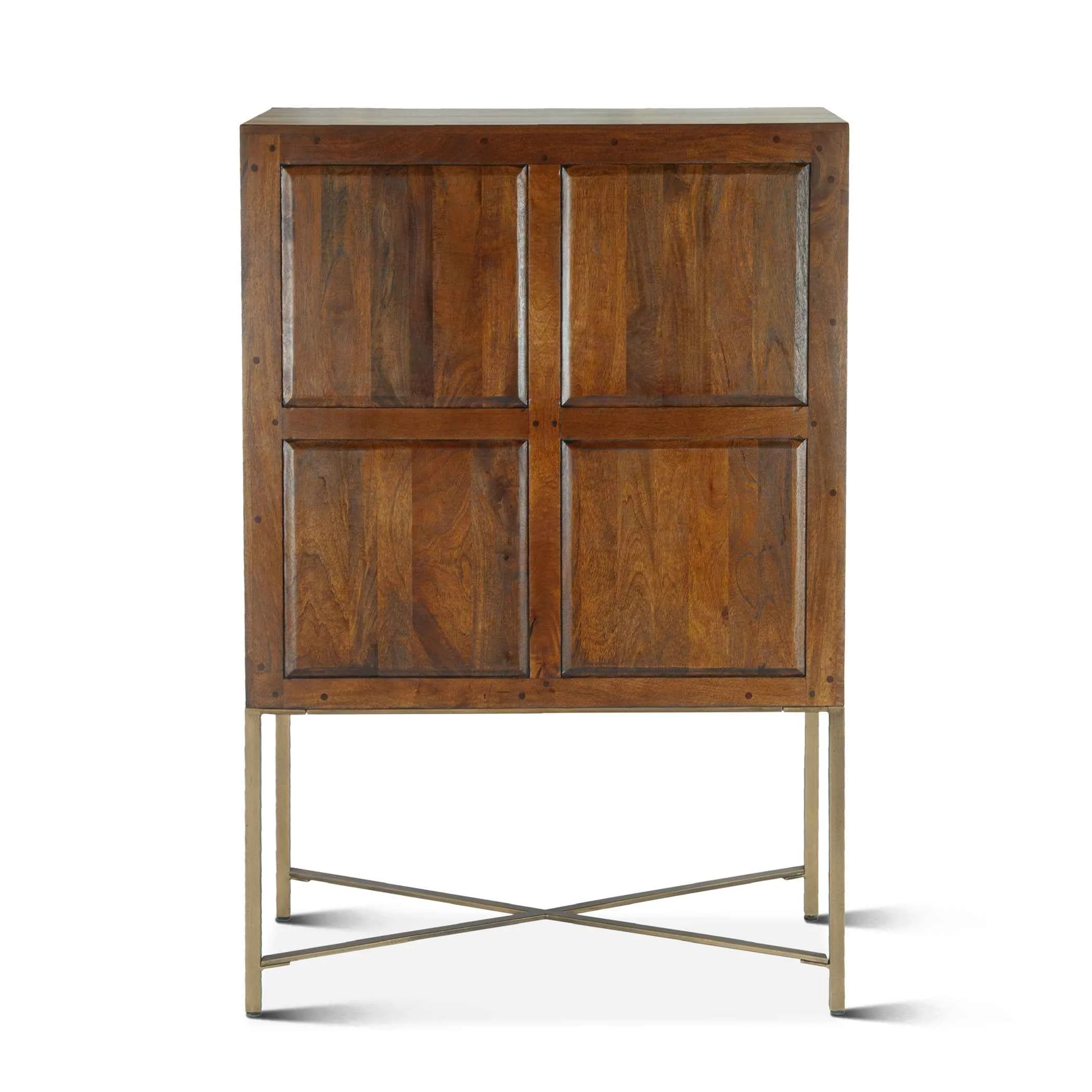 Cosmopolitan 39" Bar Cabinet in Honey Brown