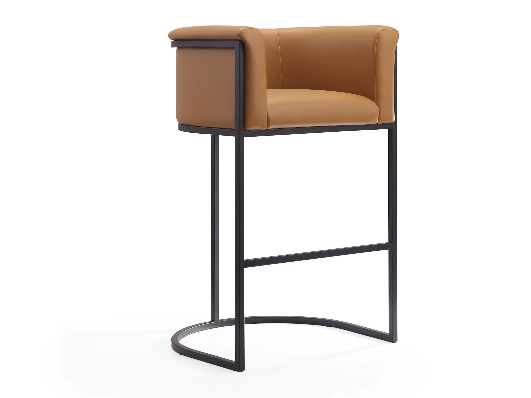 Cosmopolitan Barstool in Camel and Black