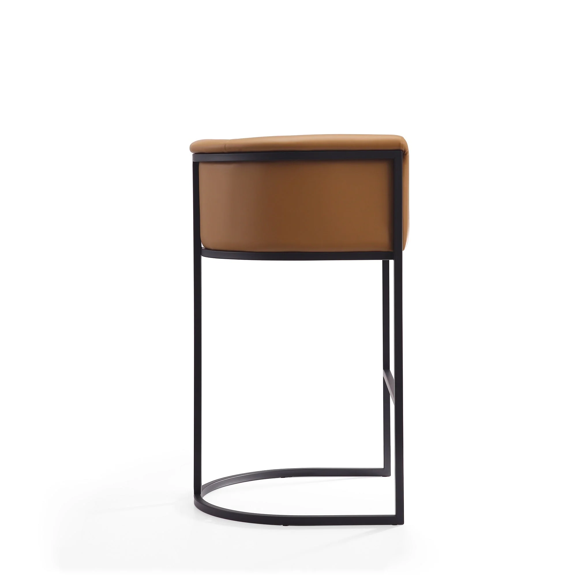 Cosmopolitan Barstool in Camel and Black (set of 3) - Image 6