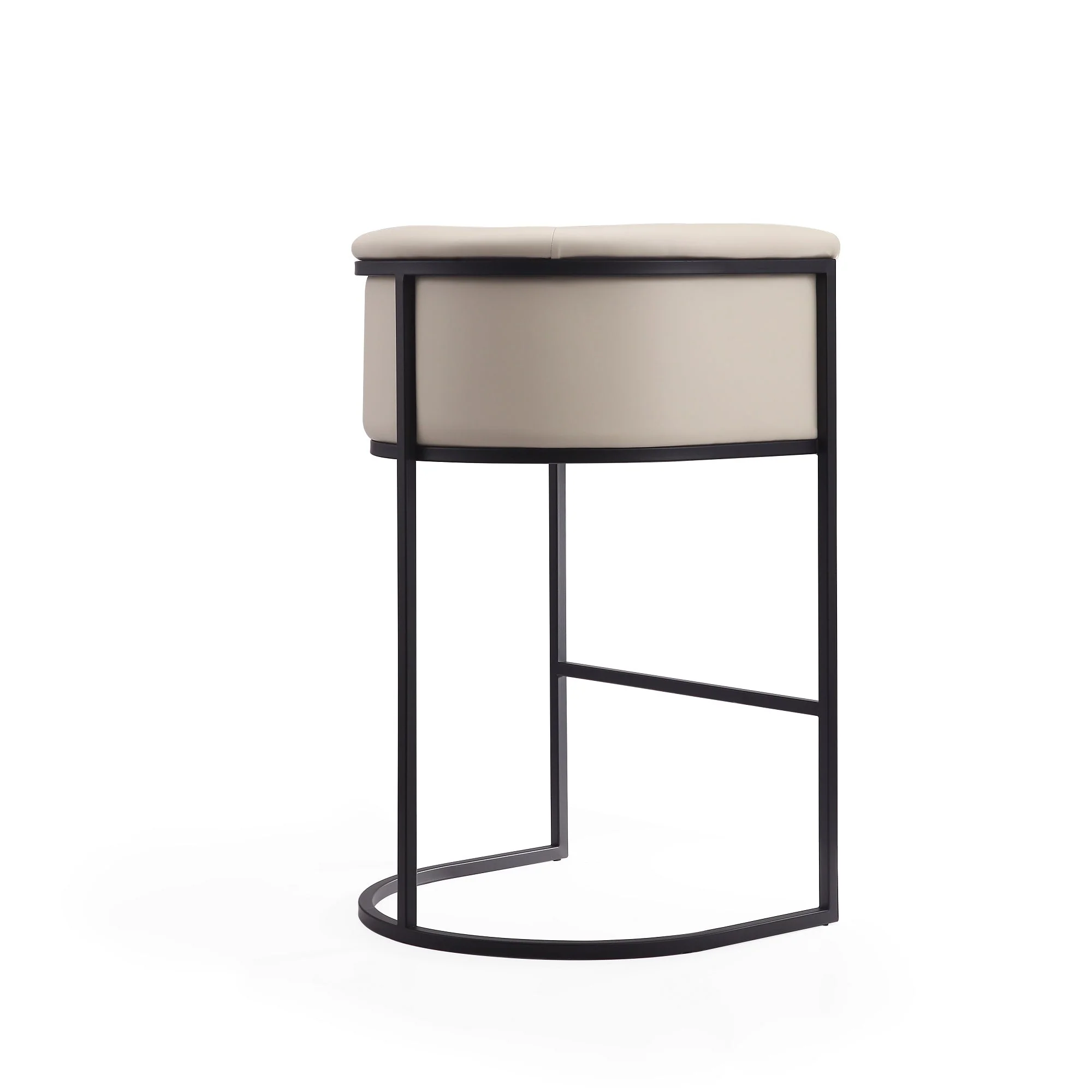 Cosmopolitan Barstool in Cream and Black (set of 3) - Image 7