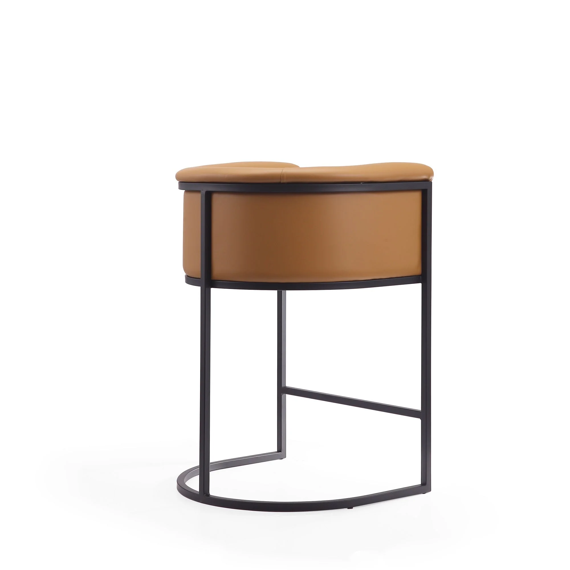 Cosmopolitan Counter Stool in Camel and Black - Image 6
