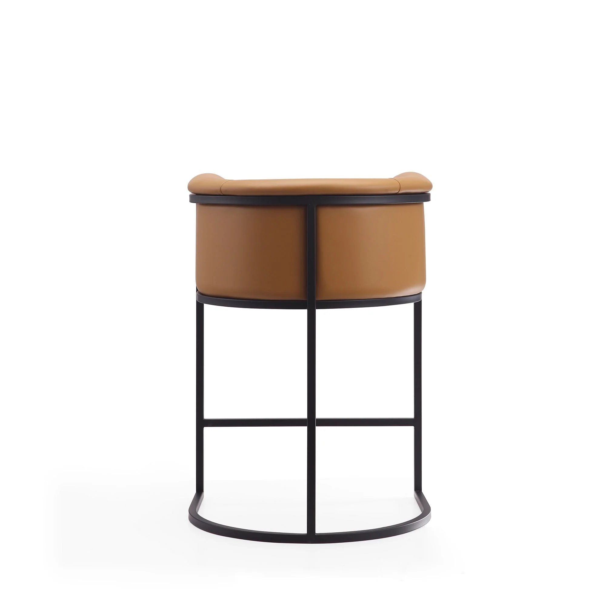 Cosmopolitan Counter Stool in Camel and Black (set of 3) - Image 8