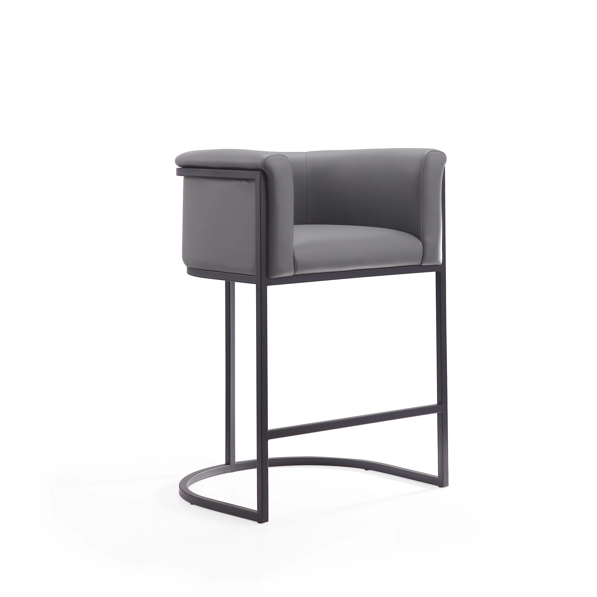 Cosmopolitan Counter Stool in Grey and Black (set of 3) - Image 4