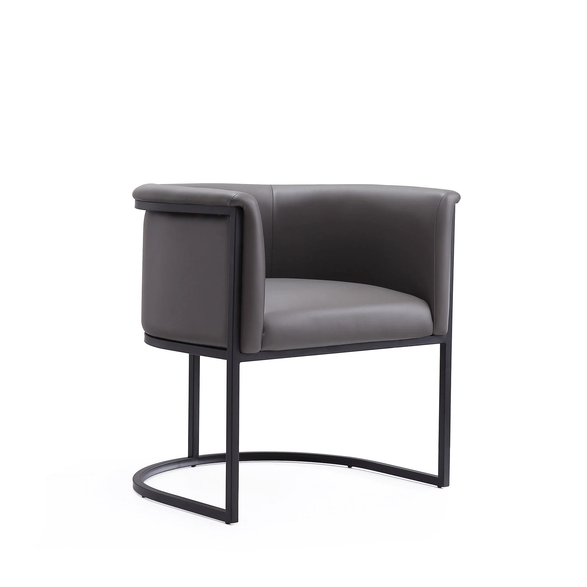 Cosmopolitan Dining Chair in Pebble and Black (set of 2) - Image 4