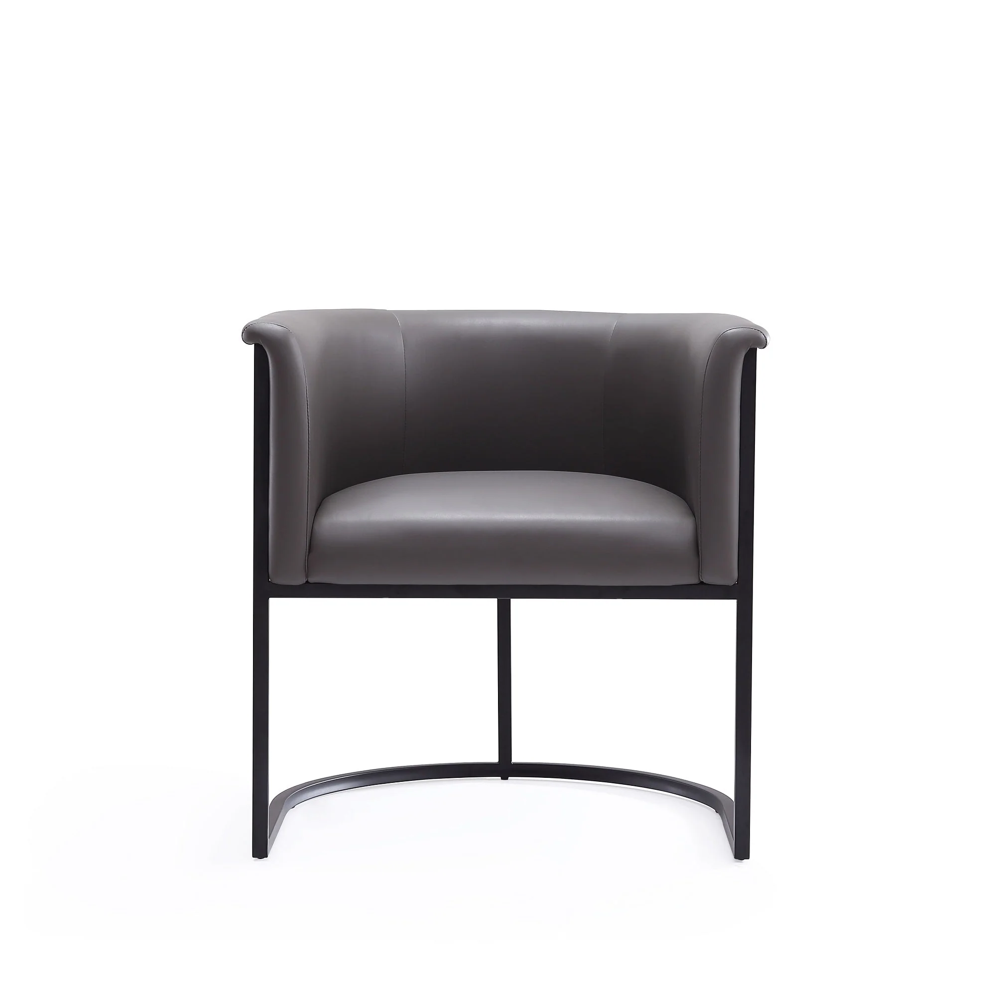 Cosmopolitan Dining Chair in Pebble and Black (set of 2) - Image 5