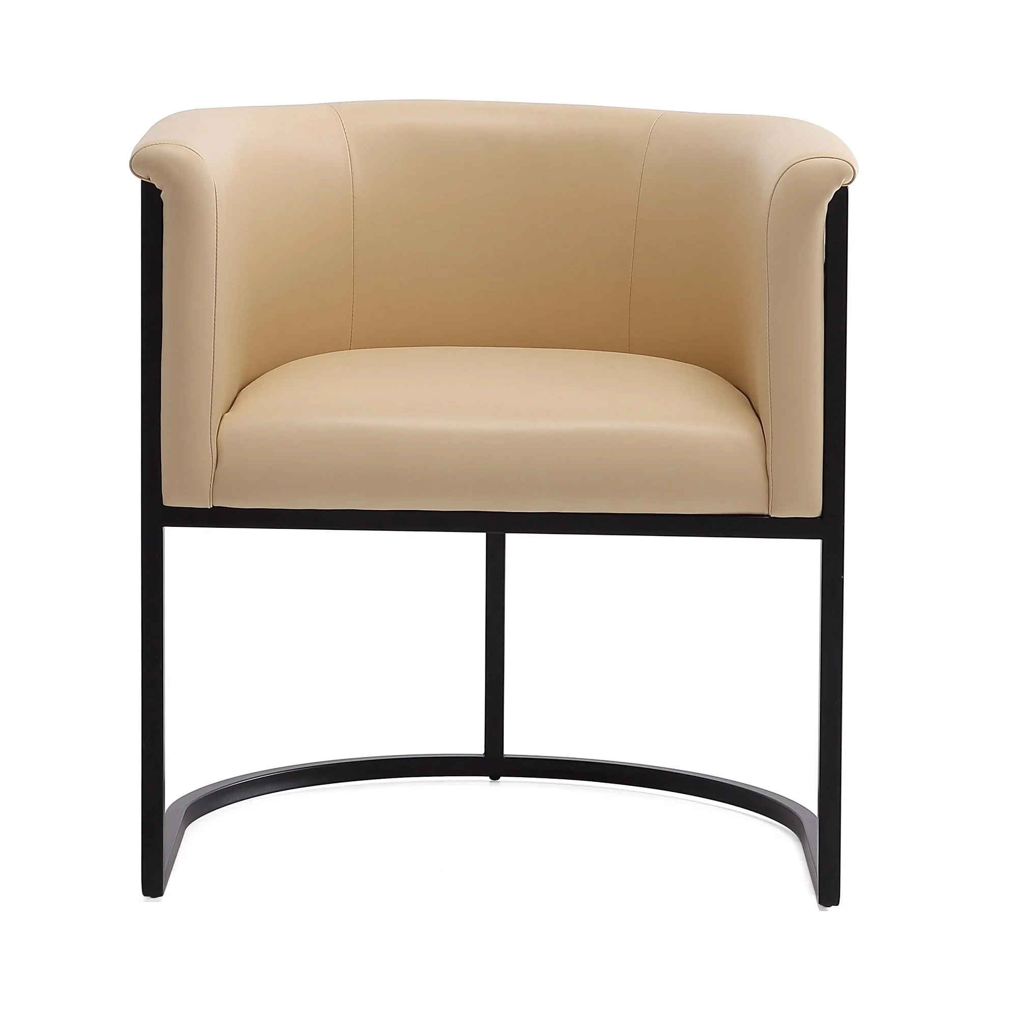 Cosmopolitan Dining Chair in Tan and Black - Image 4
