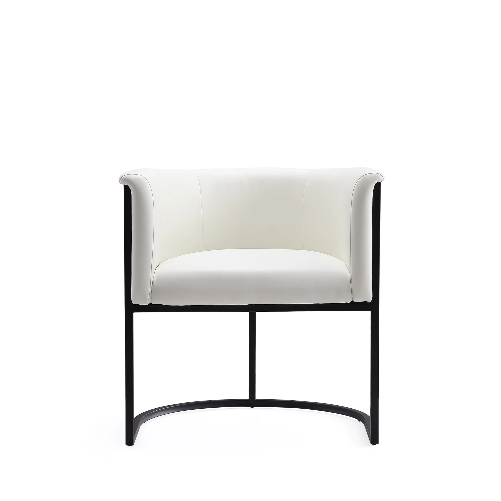 Cosmopolitan Dining Chair in White and Black (set of 2) - Image 5
