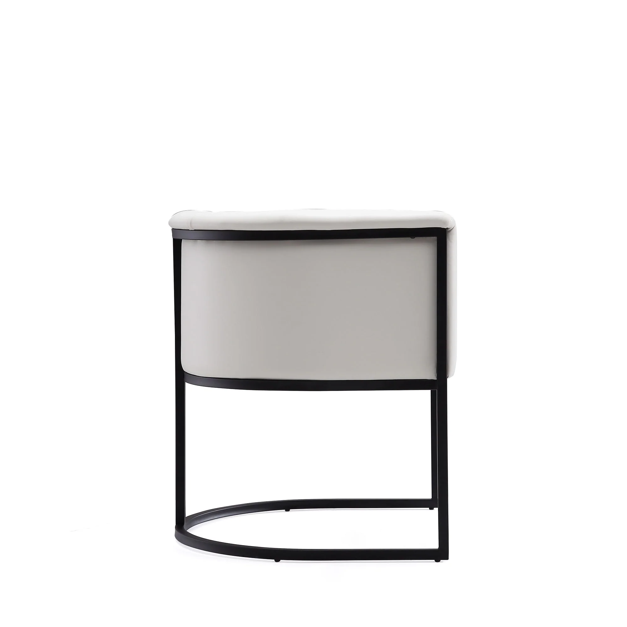 Cosmopolitan Dining Chair in White and Black (set of 2) - Image 6